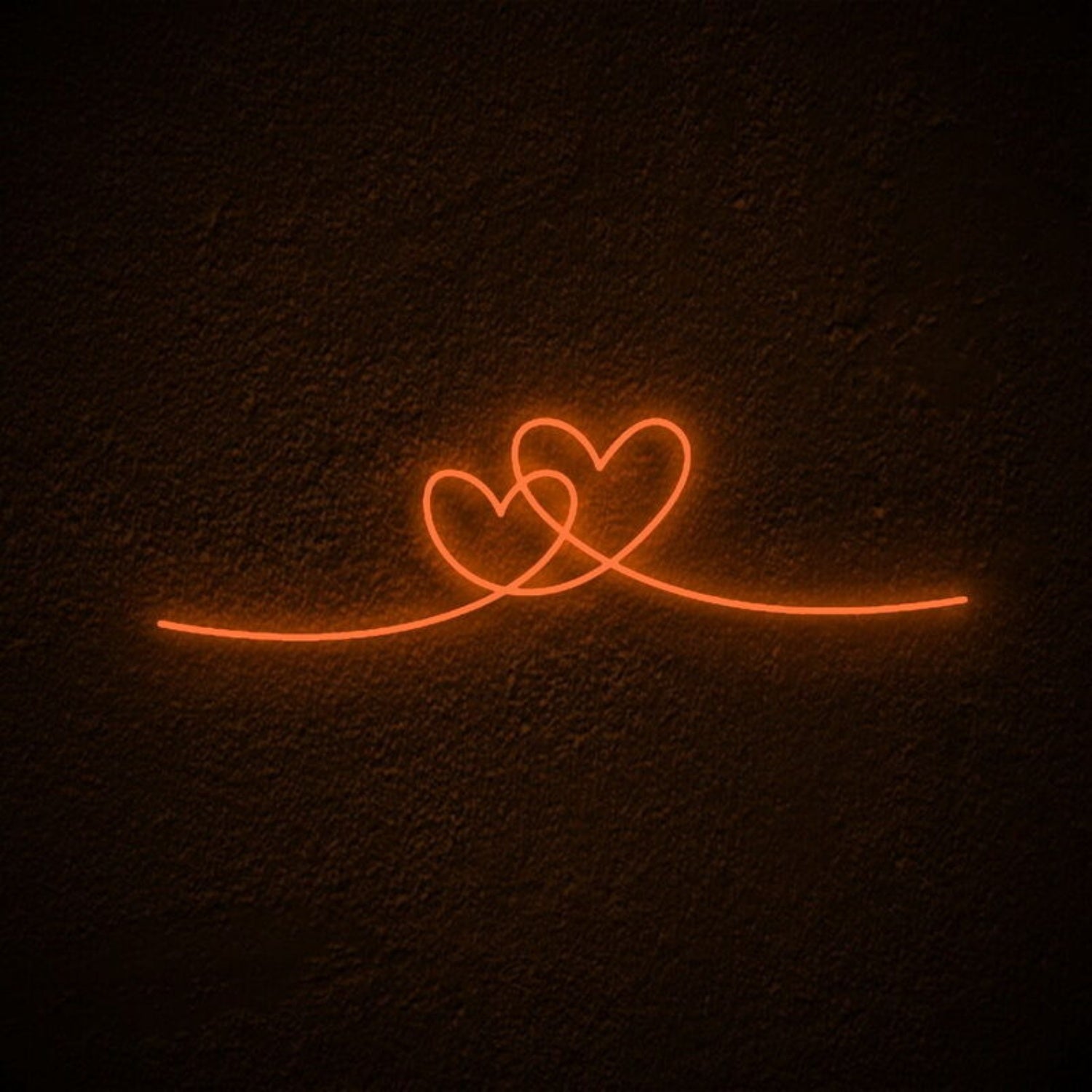 Double Heart Neon Sign For Romantic Settings | Shineneon