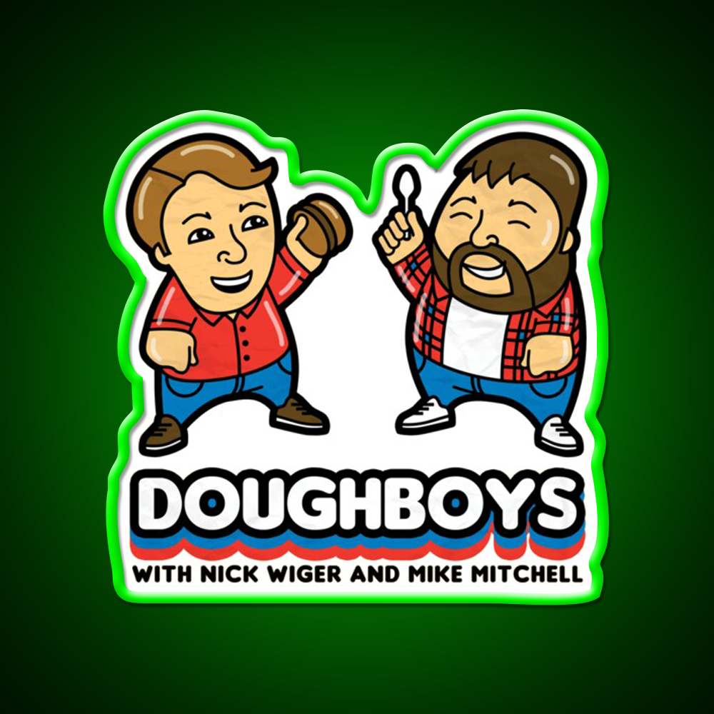 Doughboys Fast Food Led Neon Sign For Burger Place Rgb Color