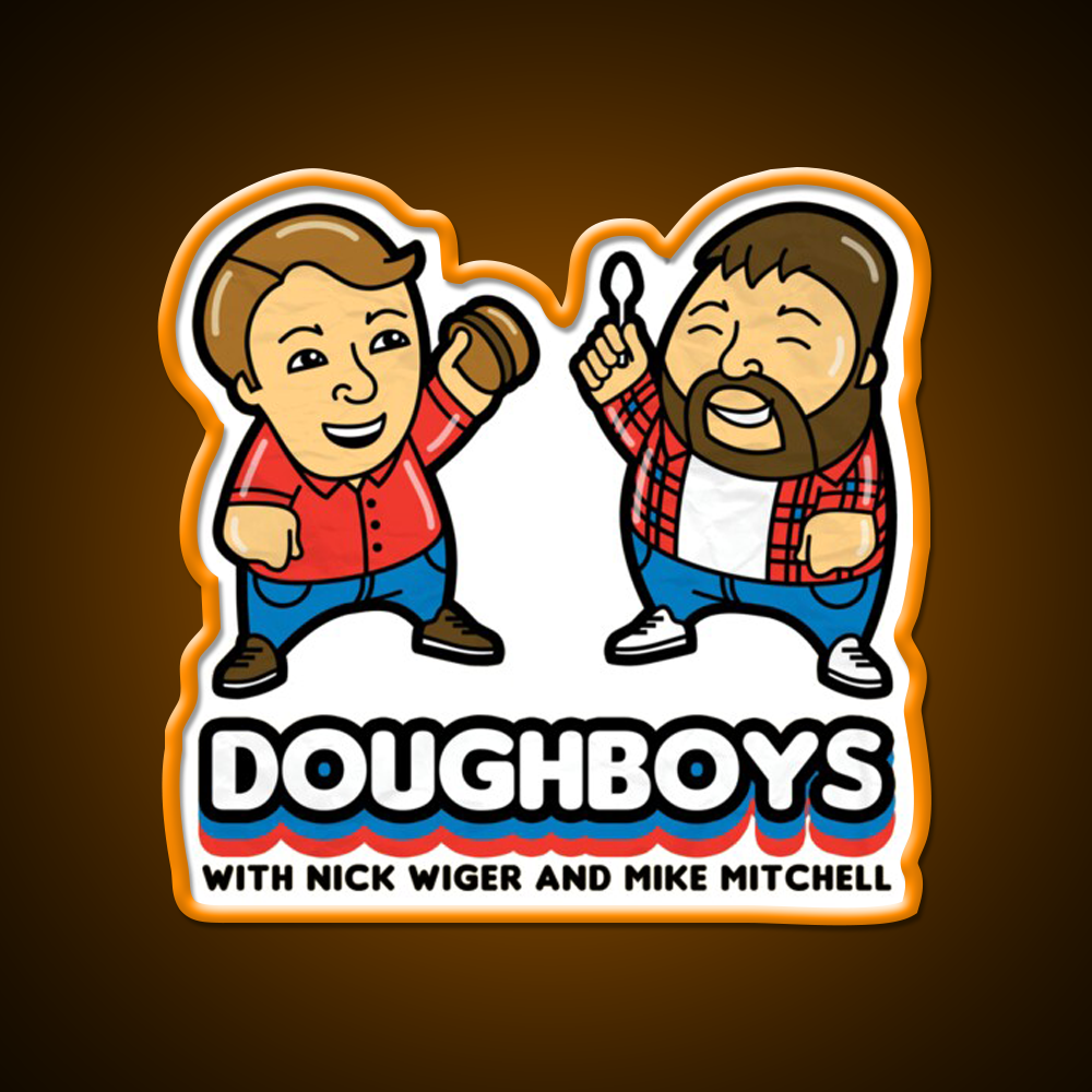 Doughboys Fast Food Led Neon Sign For Burger Place Rgb Color