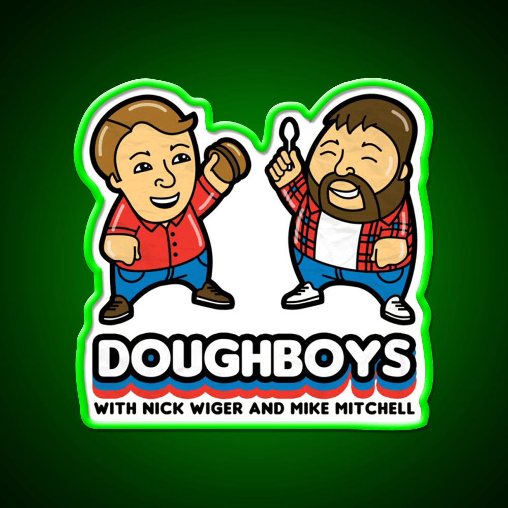 Doughboys Fast Food Led Neon Sign For Burger Place Rgb Color - Shineneon
