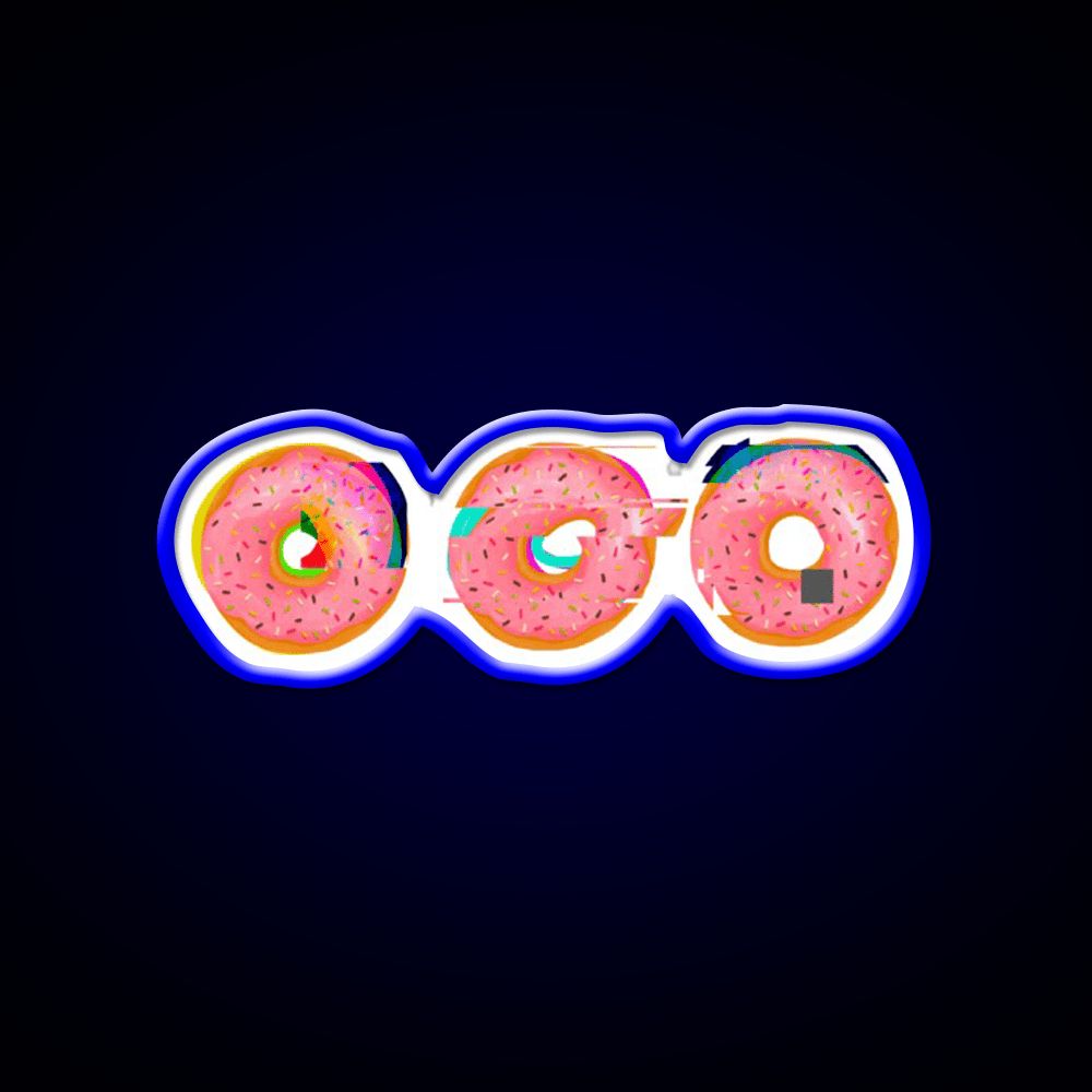 Doughnut Snack Food Led Neon Sign Rgb Color - Shineneon