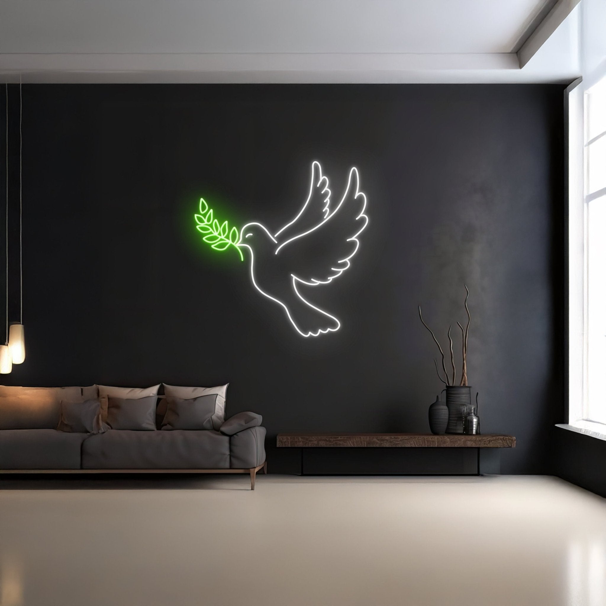 Dove Flying Pigeon Led Light - Shineneon
