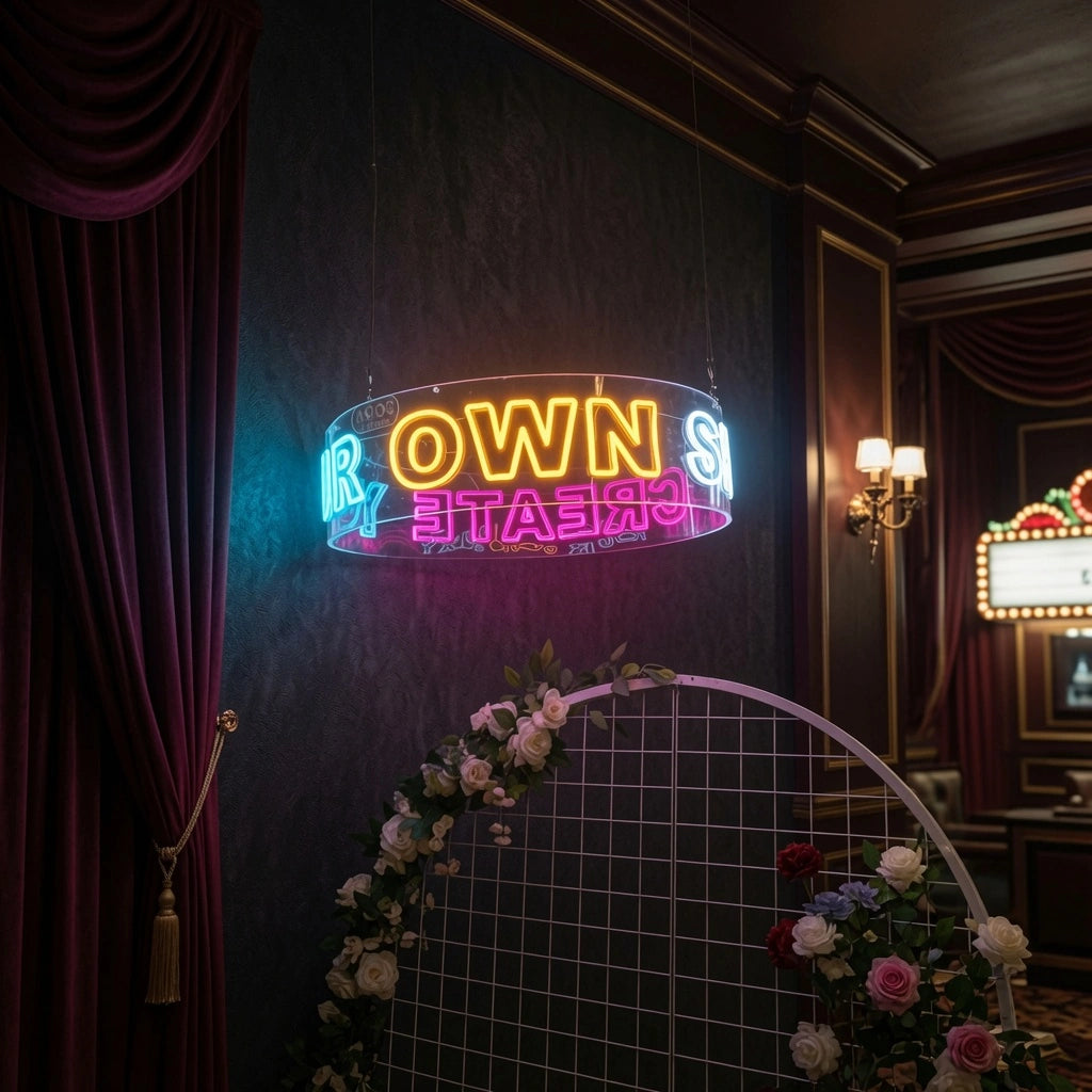 Downtown Theatre Wall Decor LED Neon Sign - 02 High-Converting Product Image