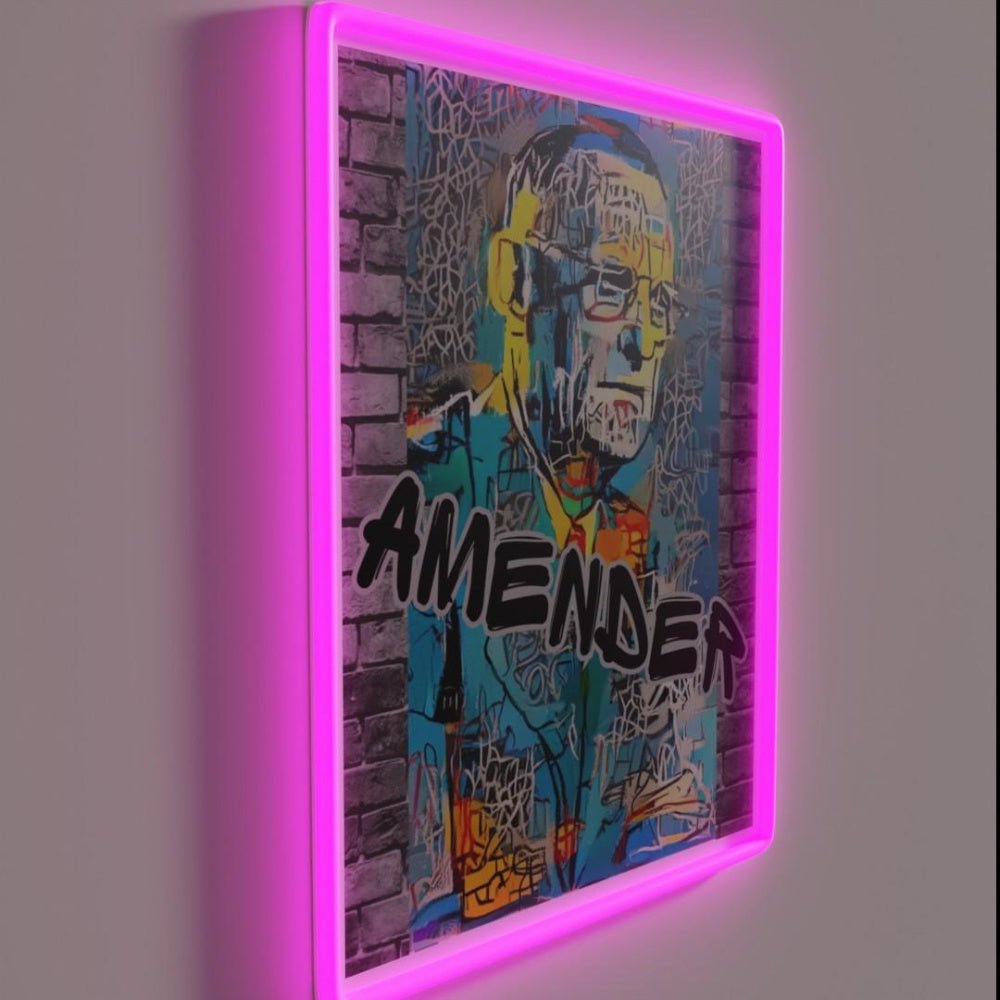 Dr Bob Amender Graffiti Rgb Led Neon Sign - Shineneon