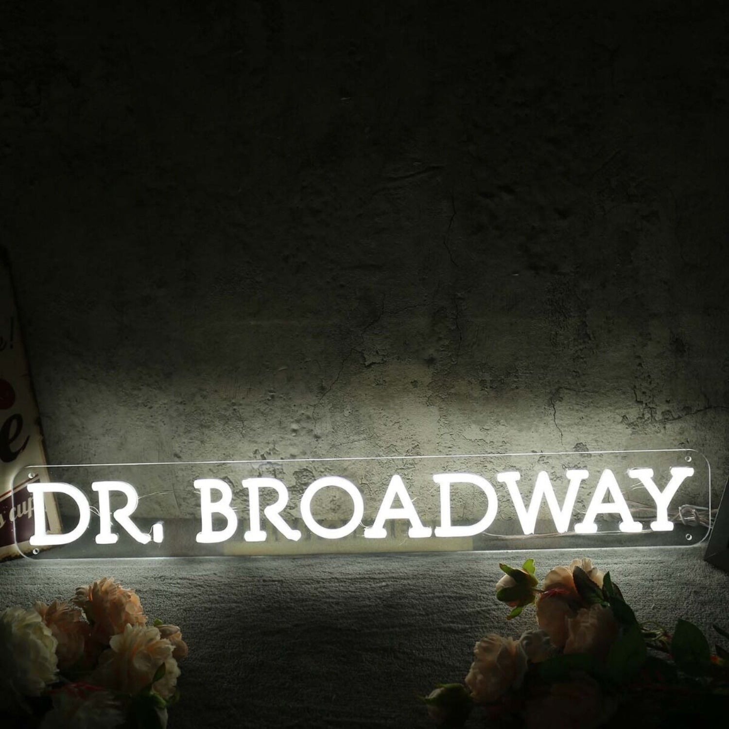 Dr Broadway White Led Neon Sign - Shineneon