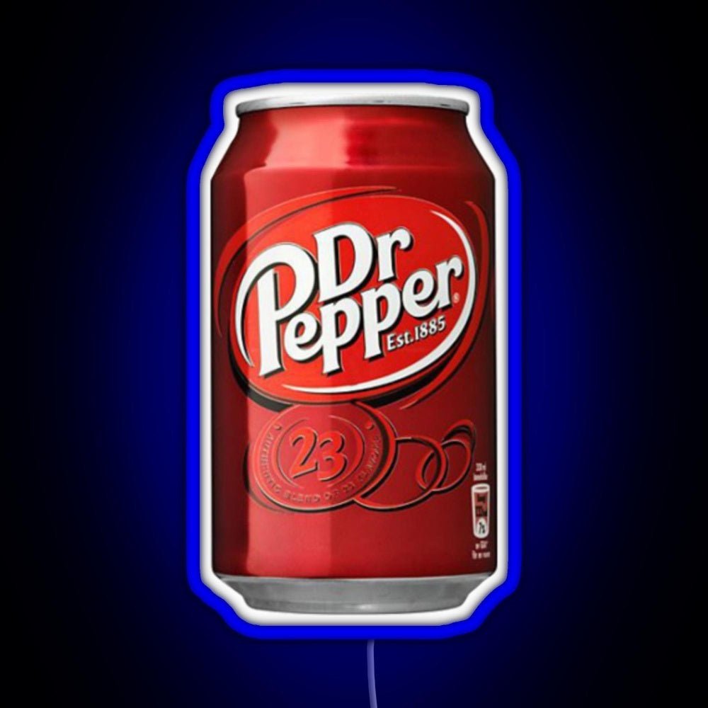 Dr Pepper Rgb Led Neon Sign Pop Wall Art - Shineneon