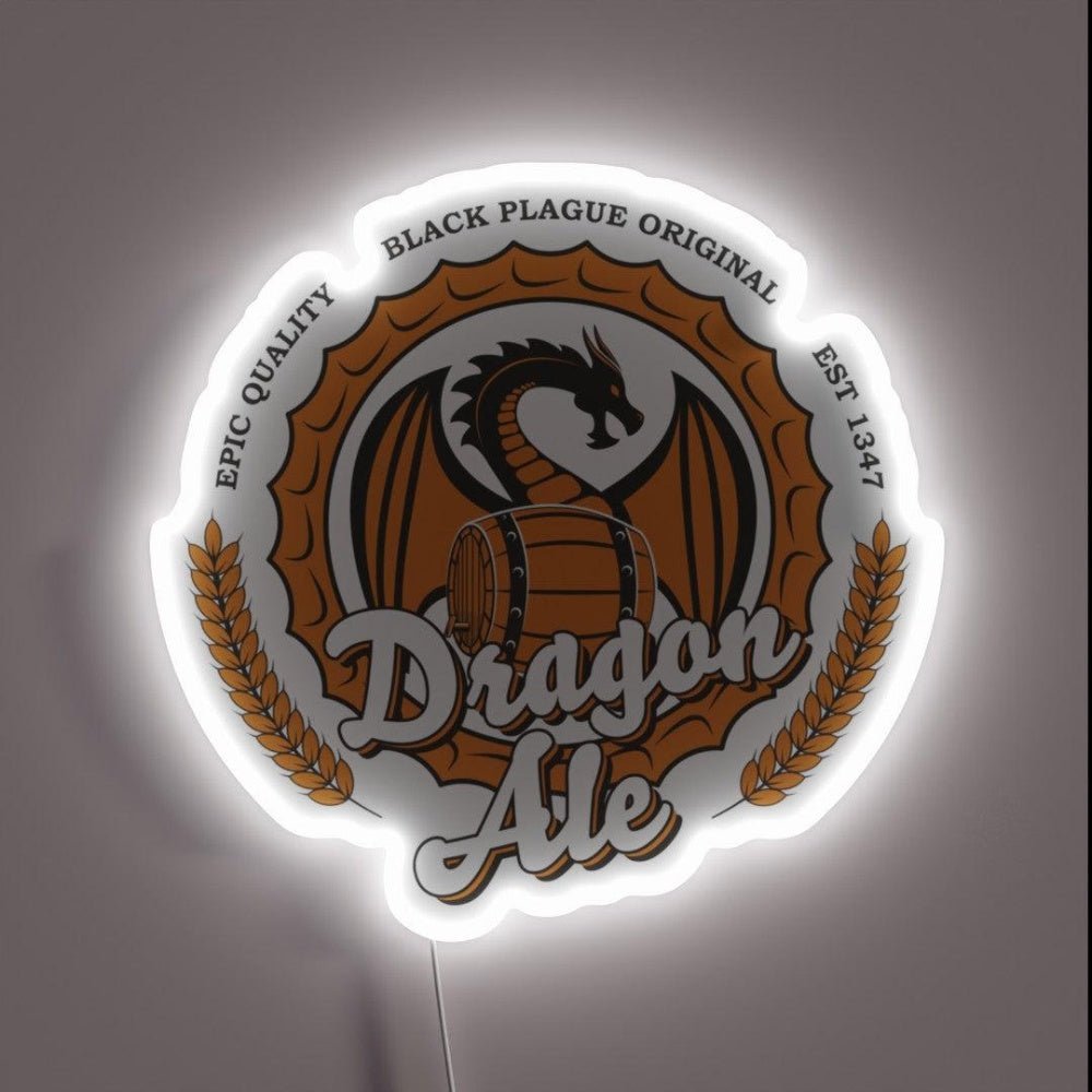 Dragon Ale Logo Rgb Led Neon Sign - Shineneon