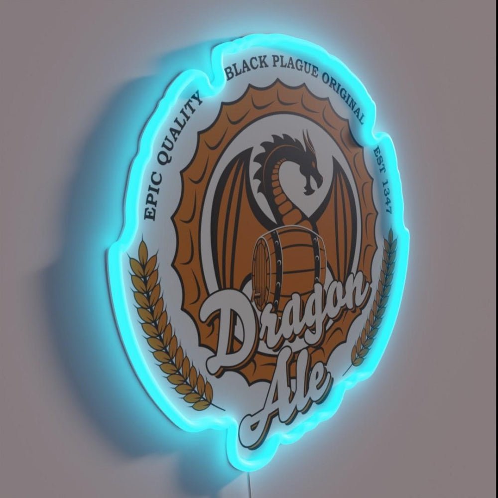 Dragon Ale Logo Rgb Led Neon Sign - Shineneon