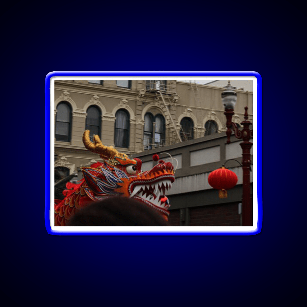 Dragon And Pearl Asian Cultural Led Neon Sign Rgb Color - Shineneon