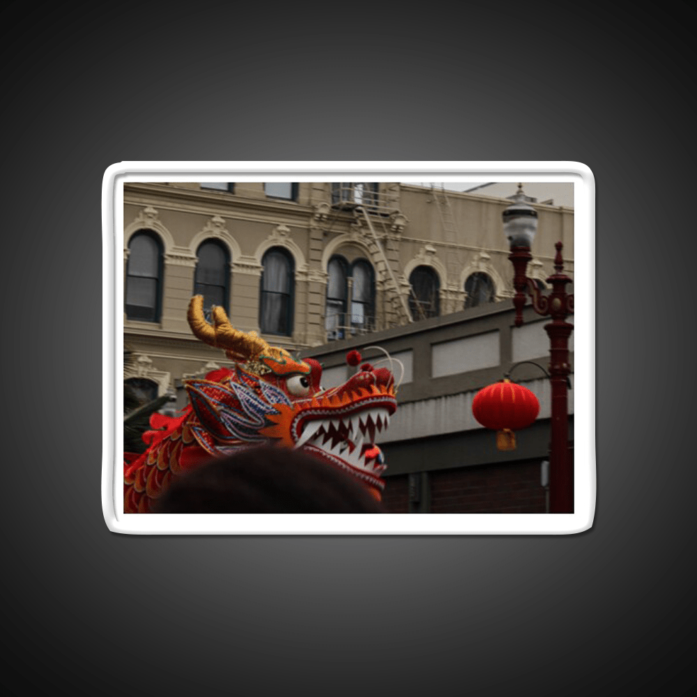 Dragon And Pearl Asian Cultural Led Neon Sign Rgb Color - Shineneon