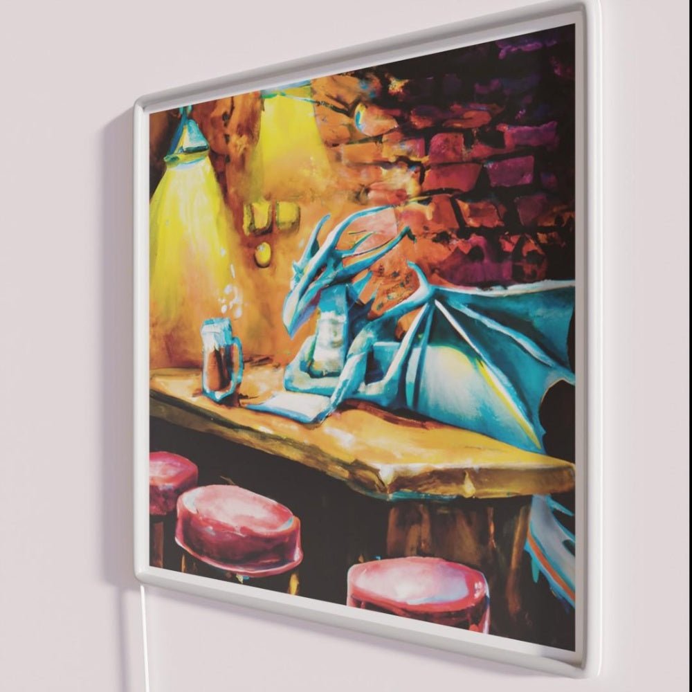 Dragon At The Pub Rgb Led Neon Sign - Shineneon