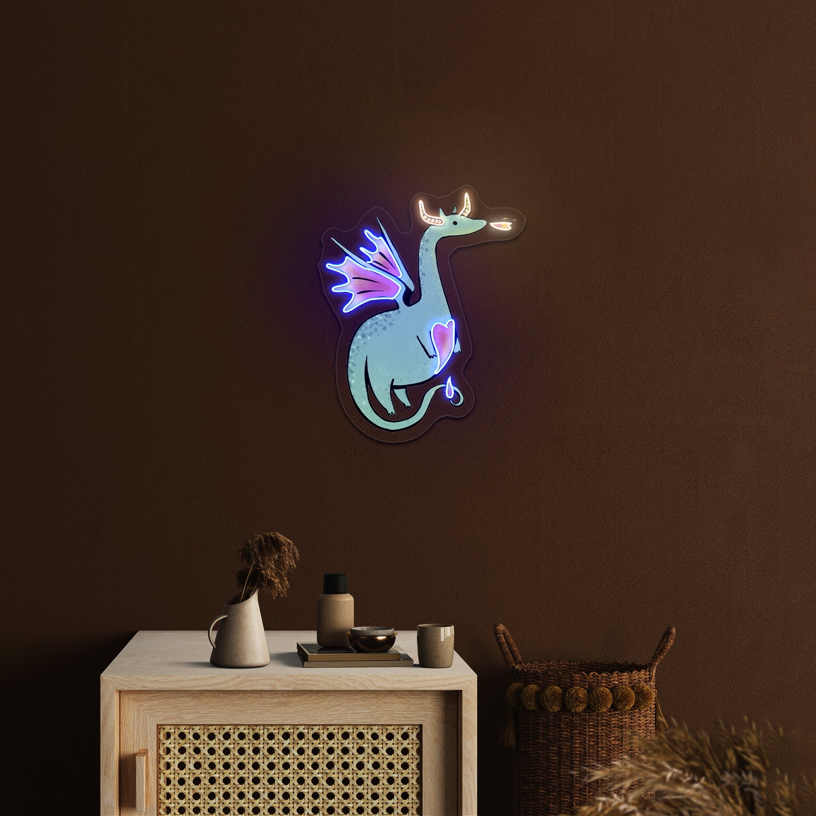 Dragon Fairytale Cute Animal Neon Signs For Sale