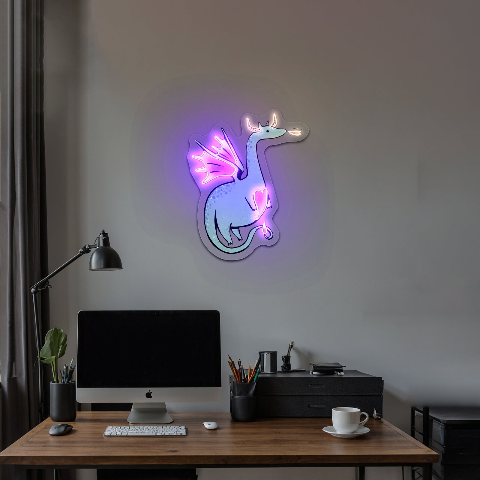 Dragon Fairytale Cute Animal Neon Signs For Sale