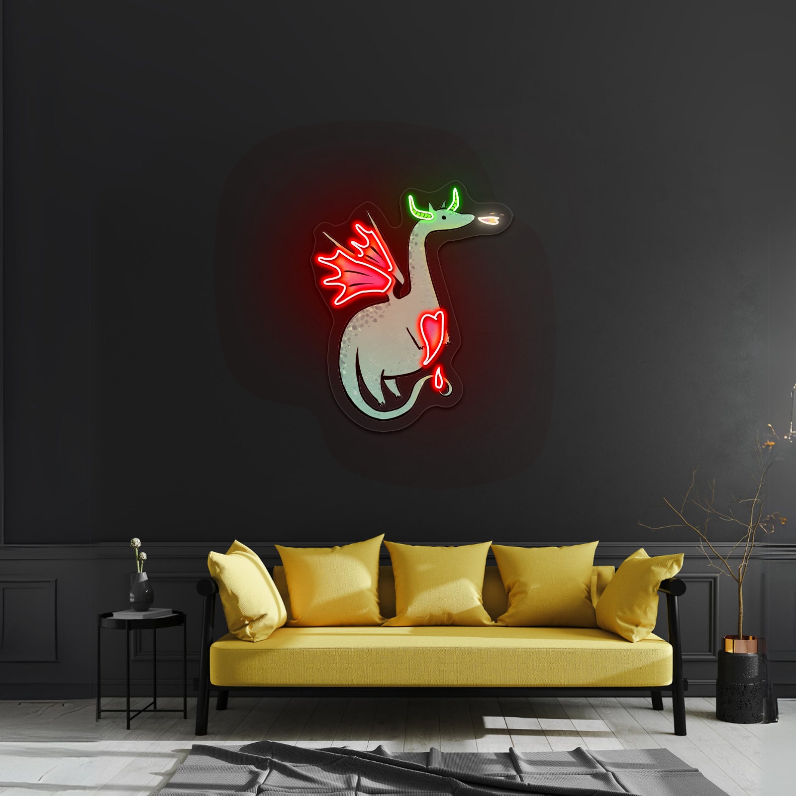 Dragon Fairytale Cute Animal Neon Signs For Sale