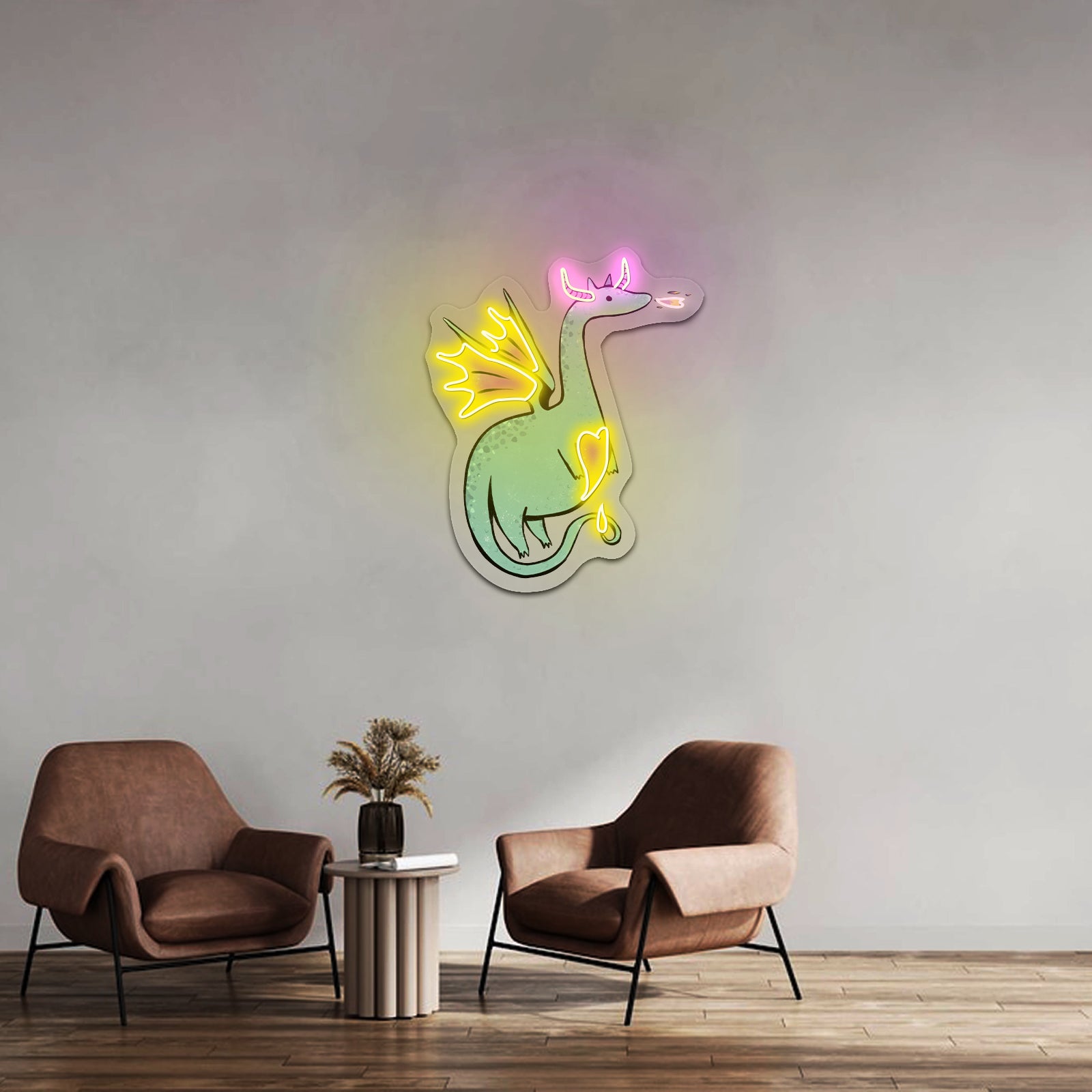 Dragon Fairytale Cute Animal Neon Signs For Sale