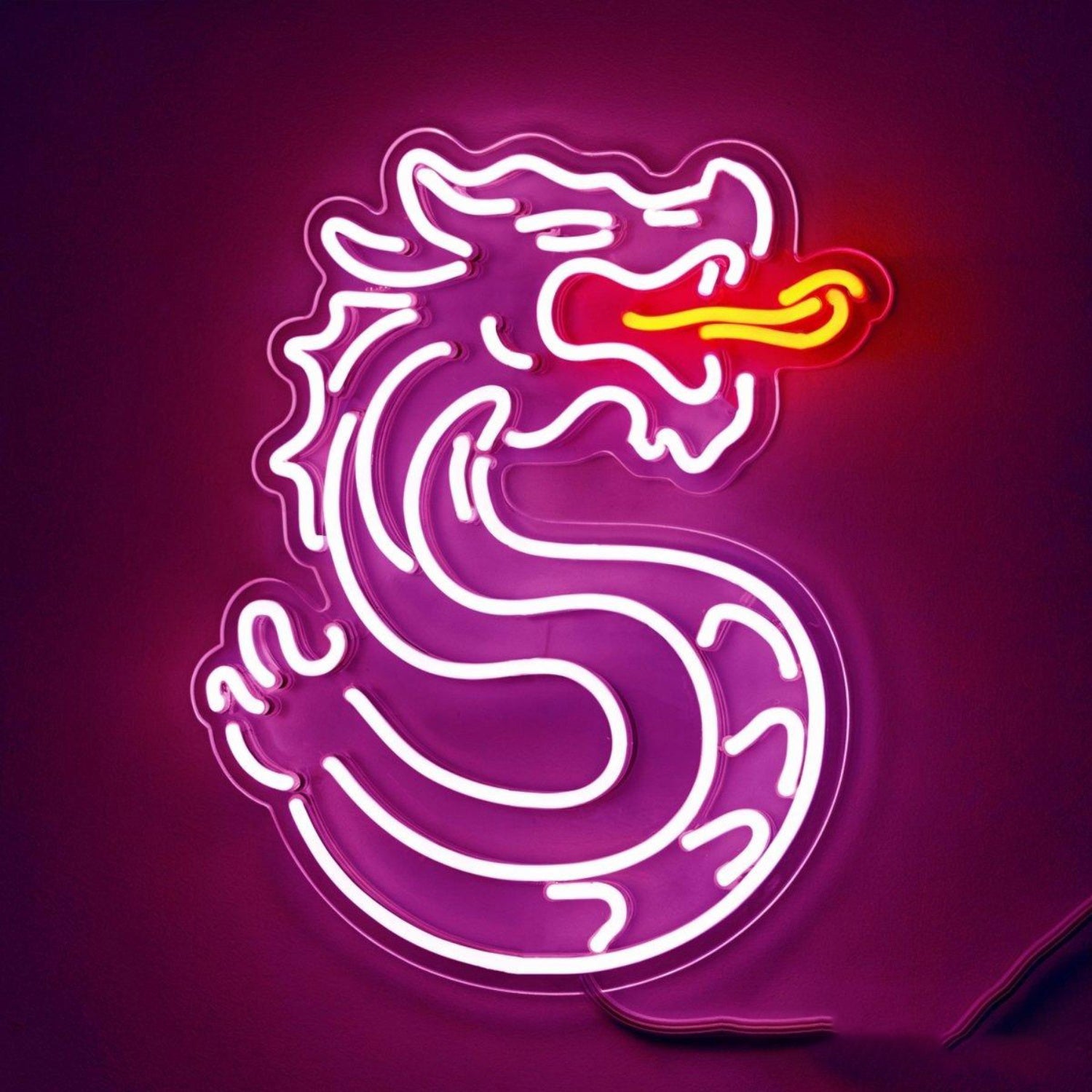 Dragon Fire Breath Led Neon Sign For Oriental Bar Restaurant Decor | Shineneon