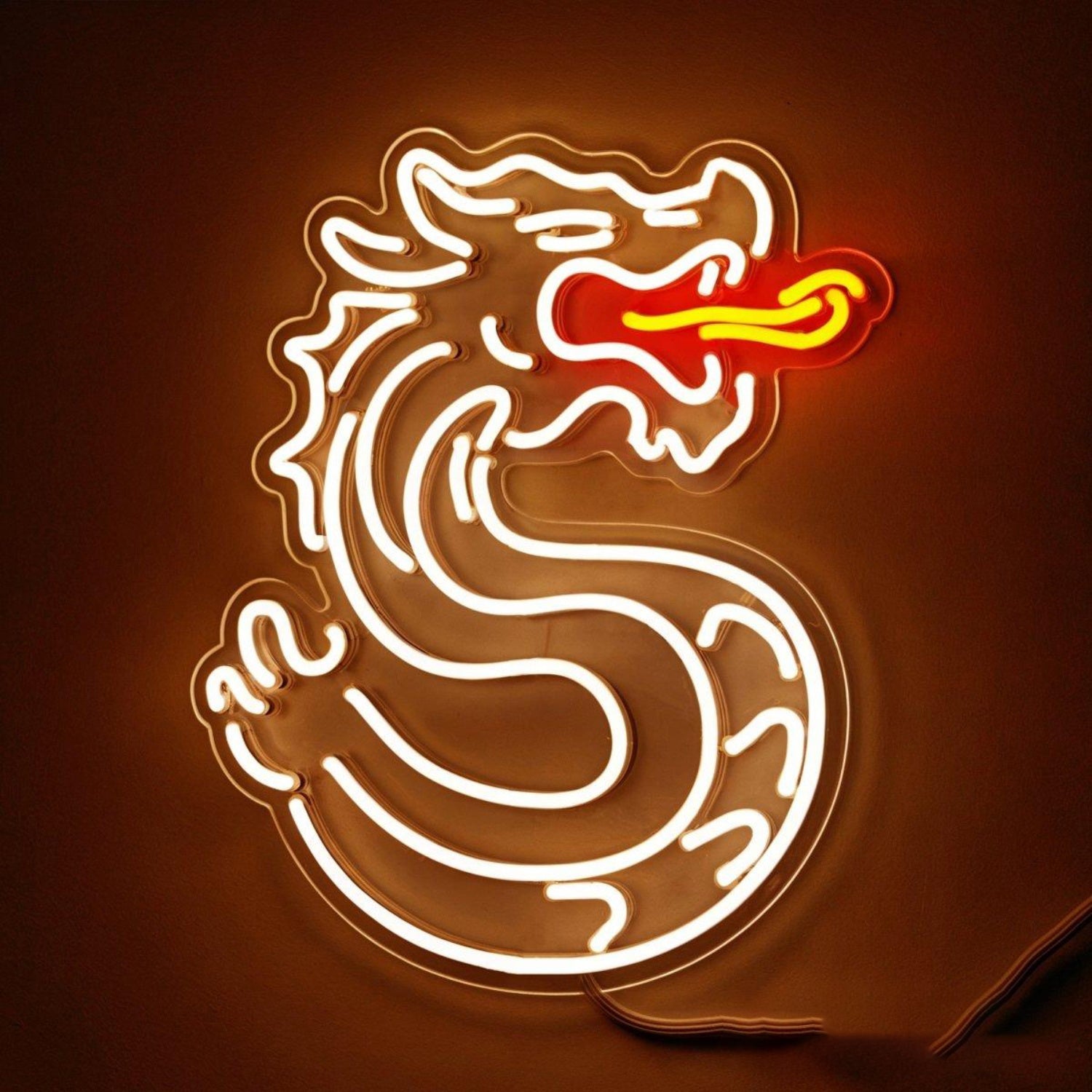 Dragon Fire Breath Led Neon Sign For Oriental Bar Restaurant Decor | Shineneon