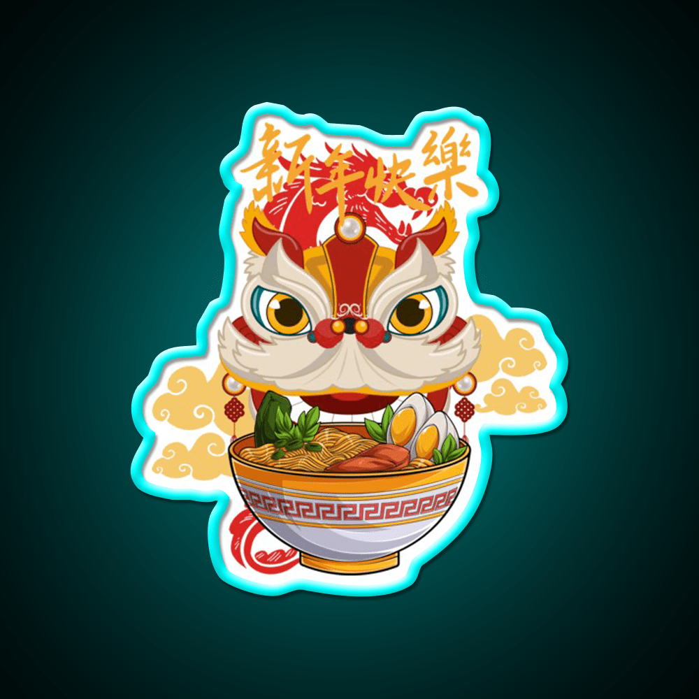 Dragon Food Chinois Led Neon Sign Chinese Food Rgb Color - Shineneon