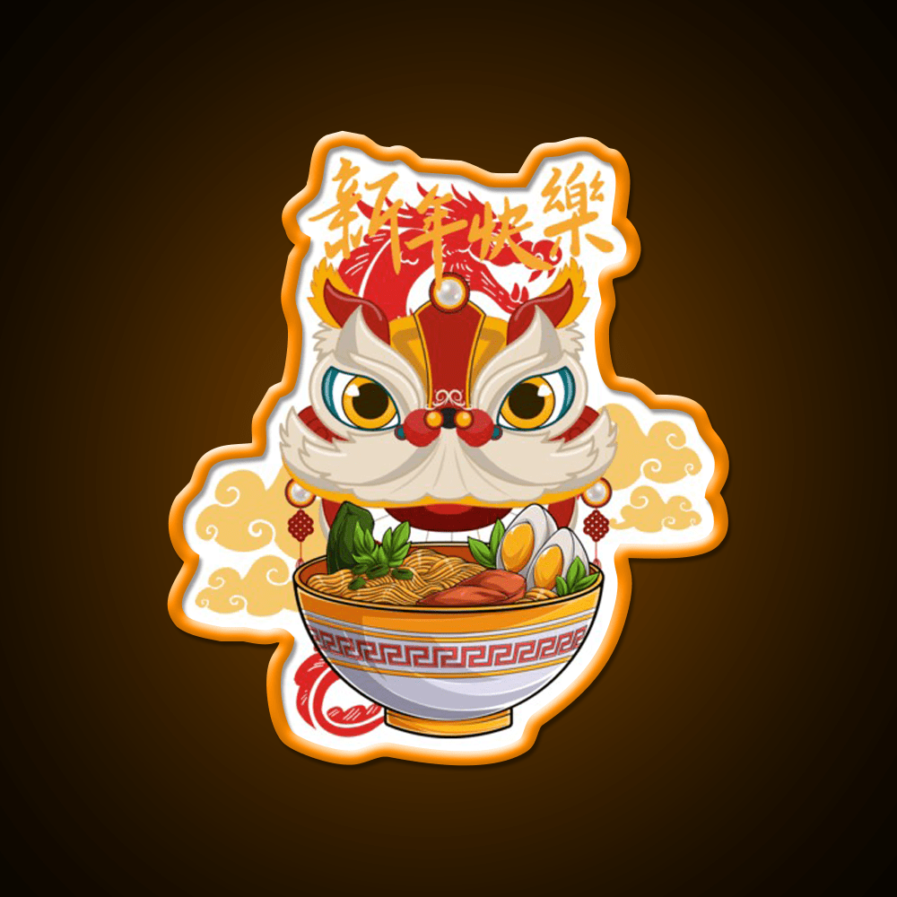 Dragon Food Chinois Led Neon Sign Chinese Food Rgb Color - Shineneon