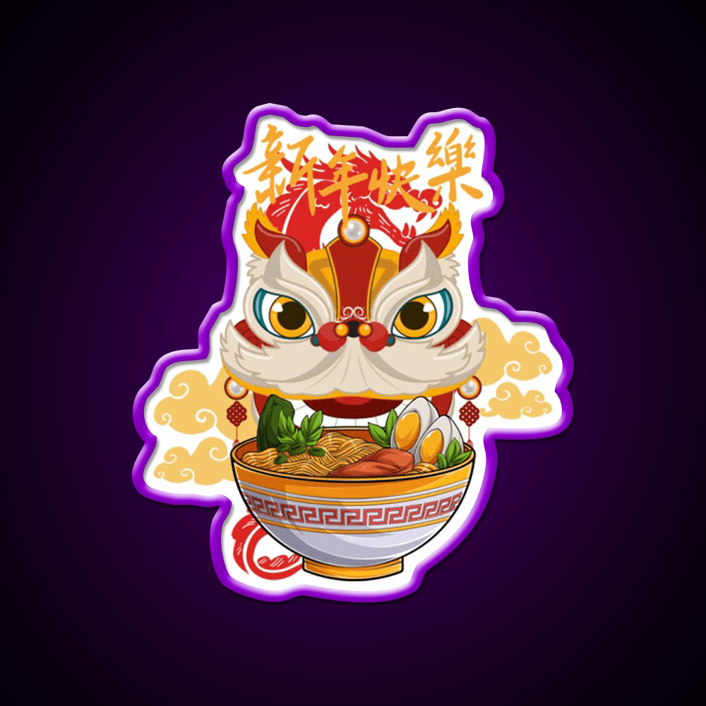 Dragon Food Chinois Led Neon Sign Chinese Food Rgb Color - Shineneon