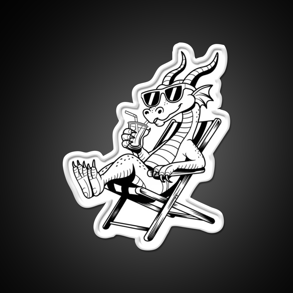 Dragon On Break Cocktail Bar Decor Led Neon Sign Rgb Color