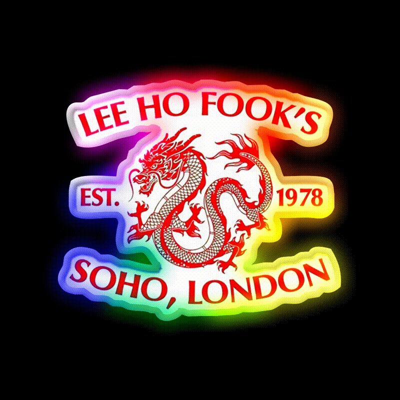 Dragon Restauran 80S Asian Cultural Led Neon Sign Rgb Color