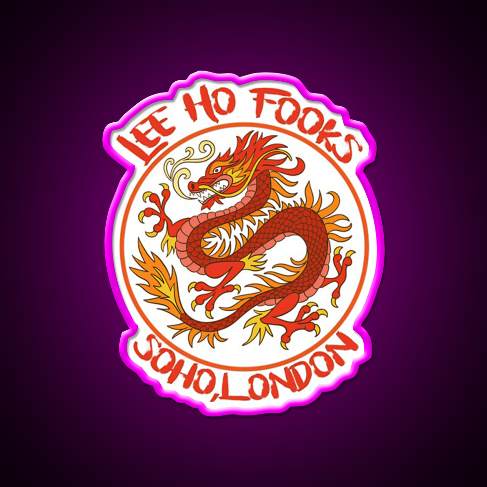 Dragon Vintage 90S Asian Cultural Led Neon Sign Rgb Color