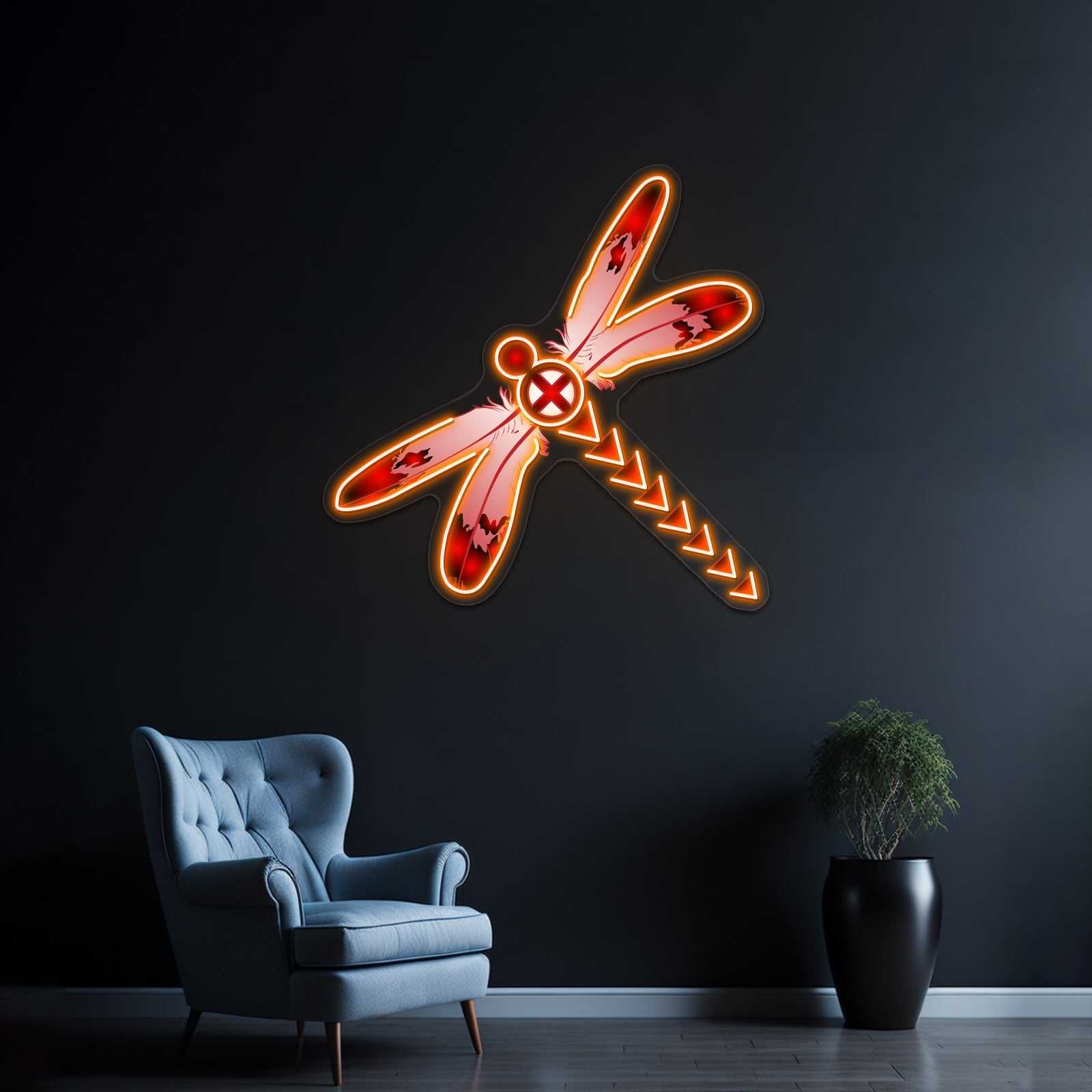 Dragonfly Artwork Custom Neon Led Sign - Shineneon