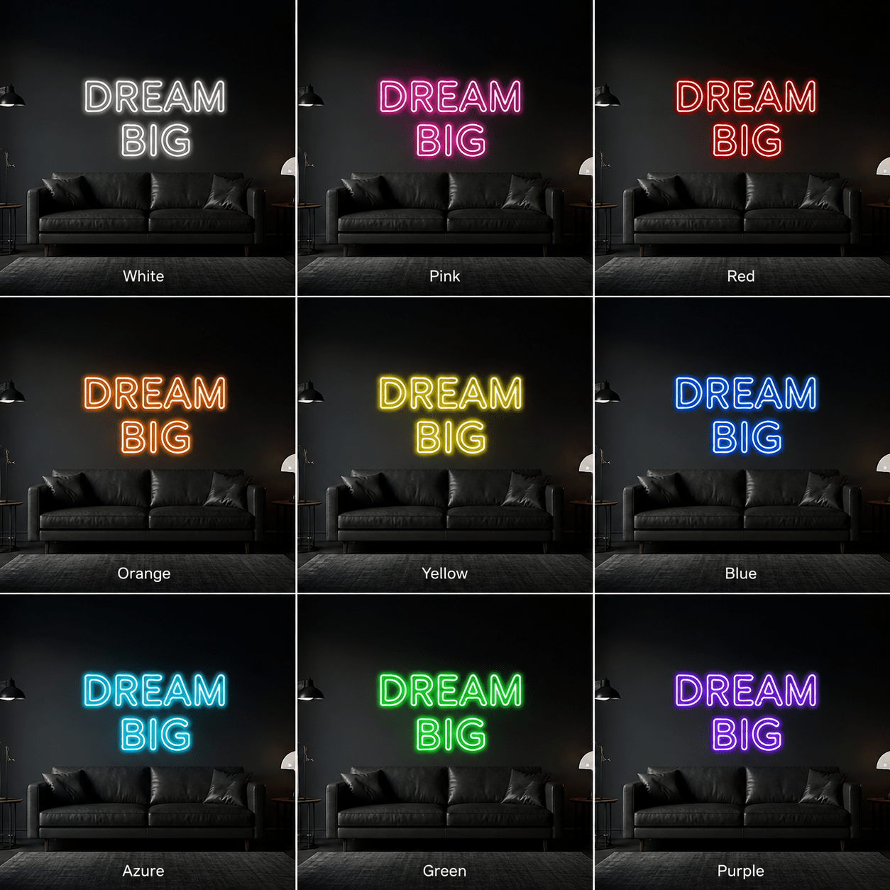 Dream Big LED Neon Sign Home Decor - Shineneon