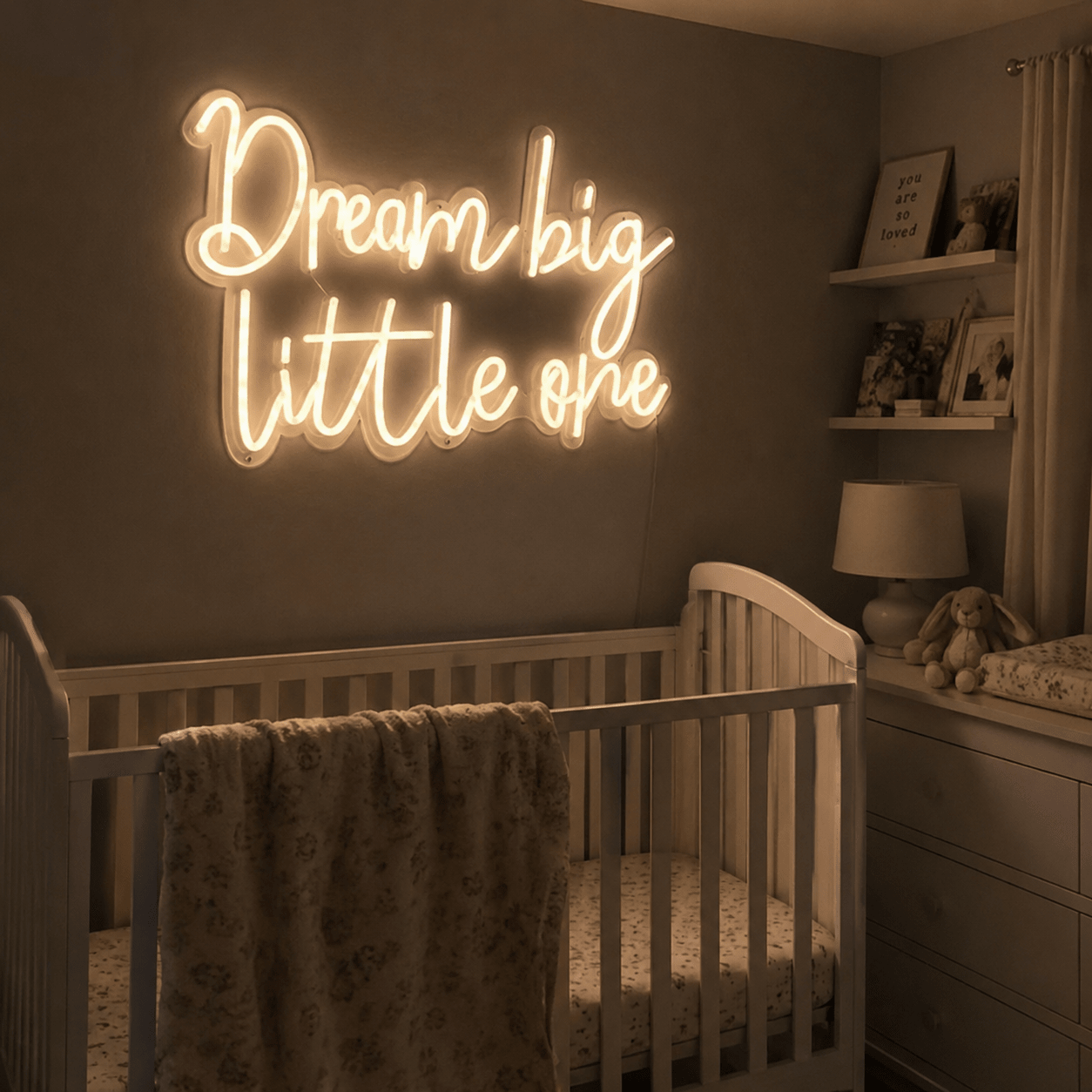Dream Big Little One LED Neon Sign Wall Neon Sign - Shineneon