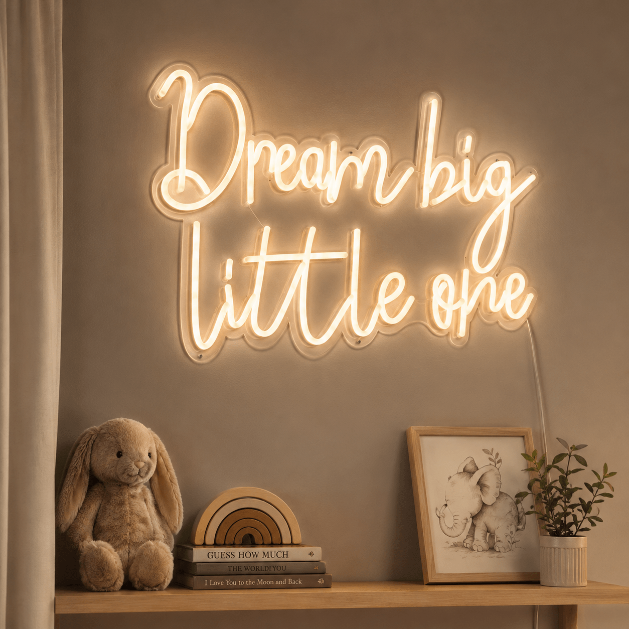 Dream Big Little One LED Neon Sign Wall Neon Sign - Shineneon