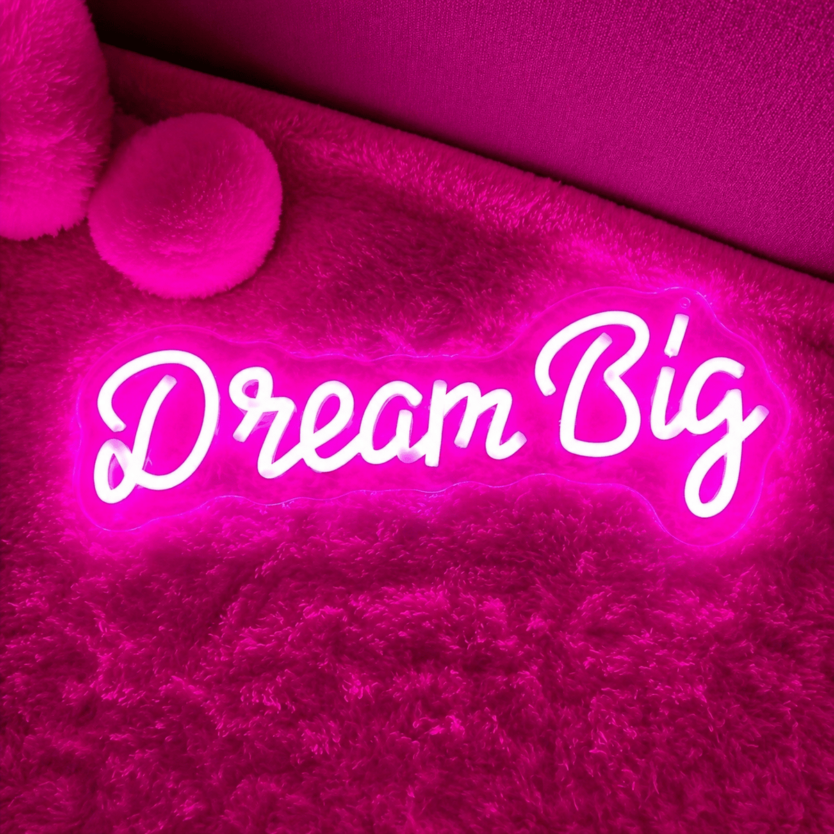 Dream Big Word Wall Light LED Neon Sign - Shineneon