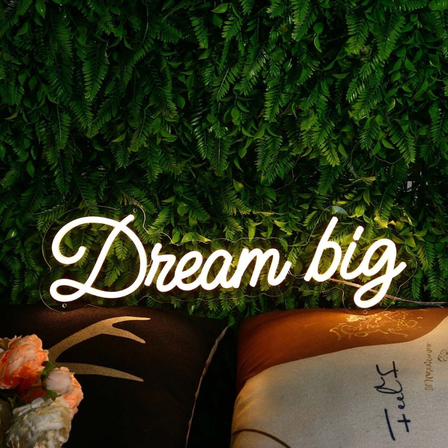 Dream Big Yellow Led Neon Sign - Shineneon