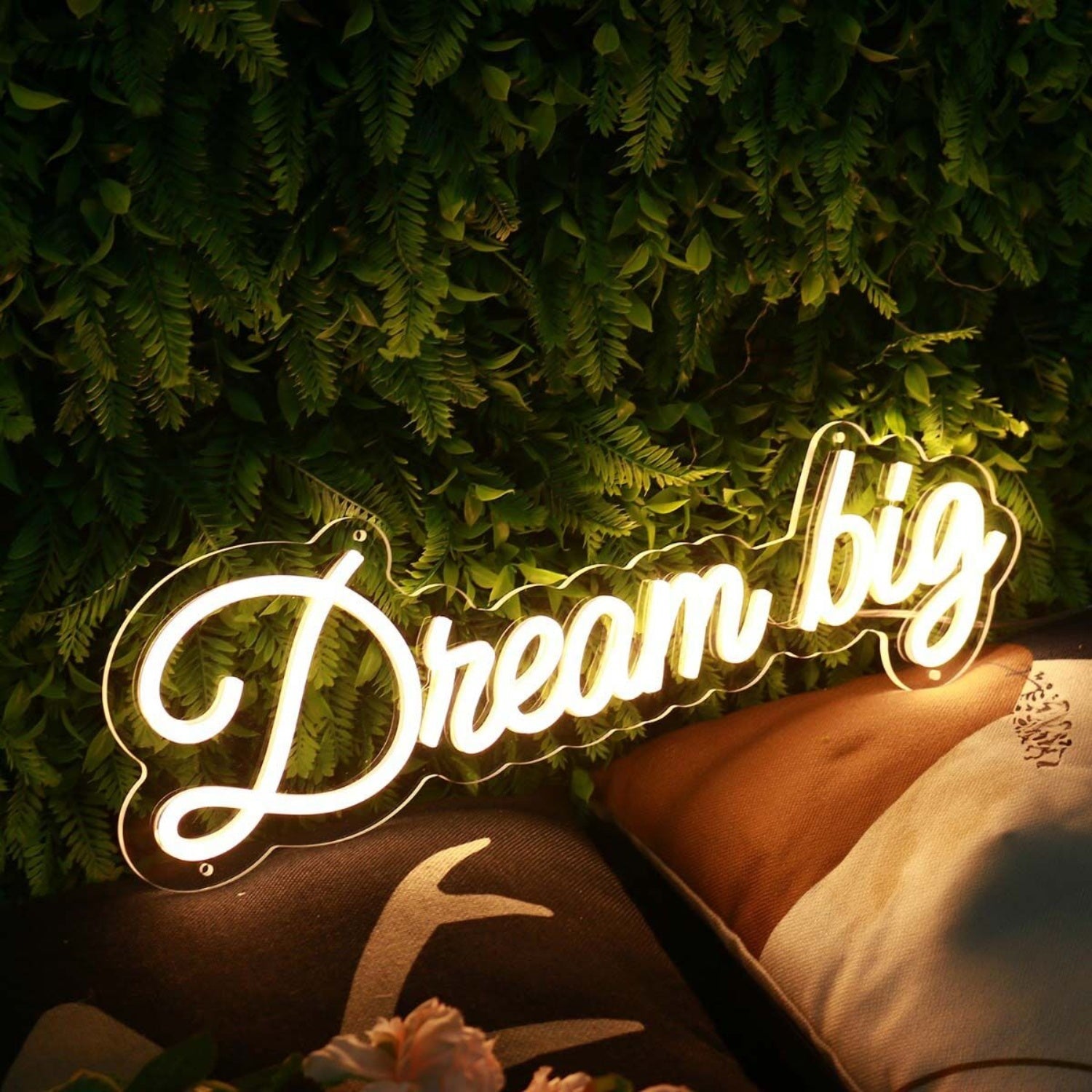 Dream Big Yellow Led Neon Sign - Shineneon