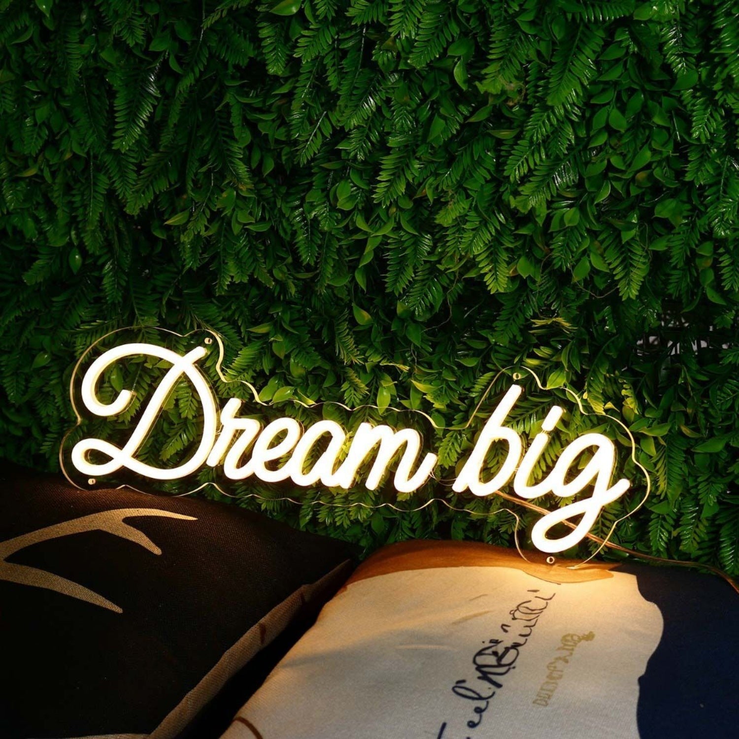 Dream Big Yellow Led Neon Sign - Shineneon
