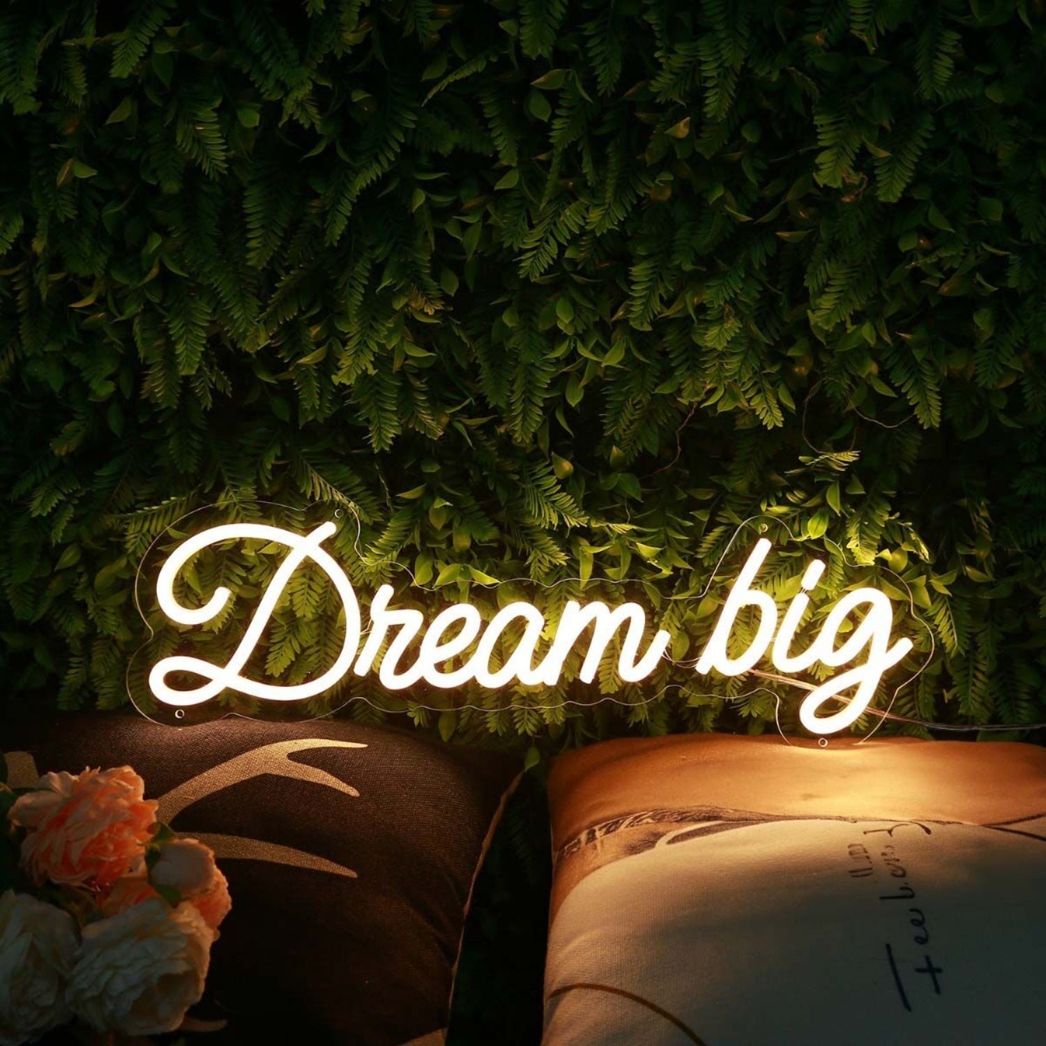 Dream Big Yellow Led Neon Sign - Shineneon