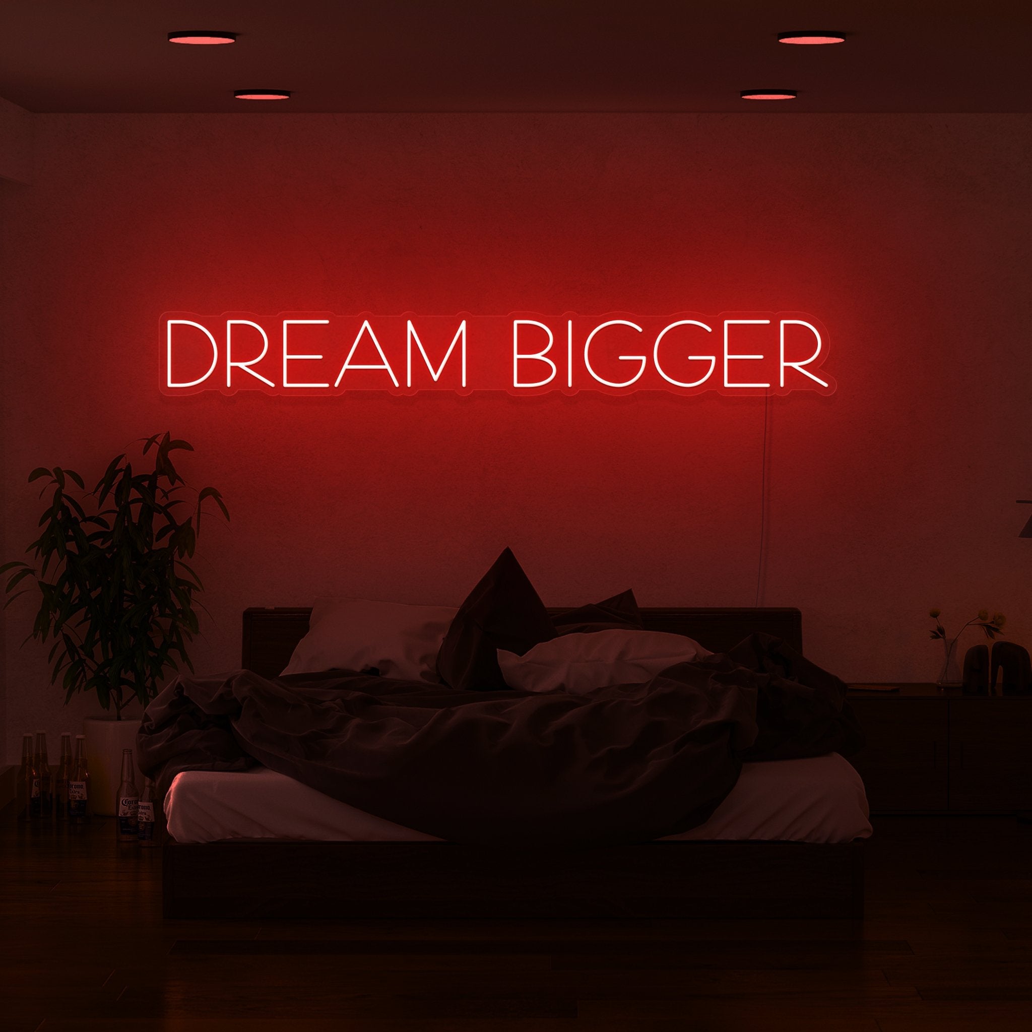 Dream Bigger Led Neon Sign | Shineneon