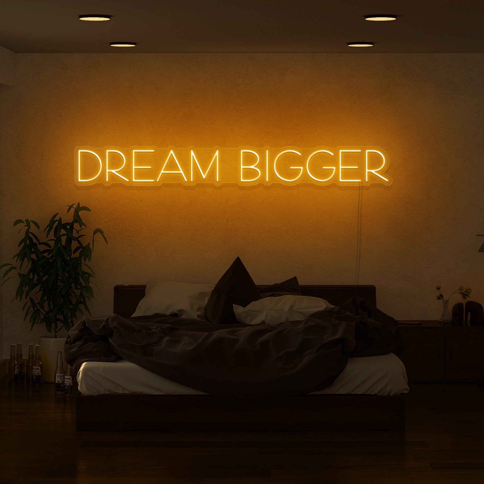 Dream Bigger Led Neon Sign | Shineneon