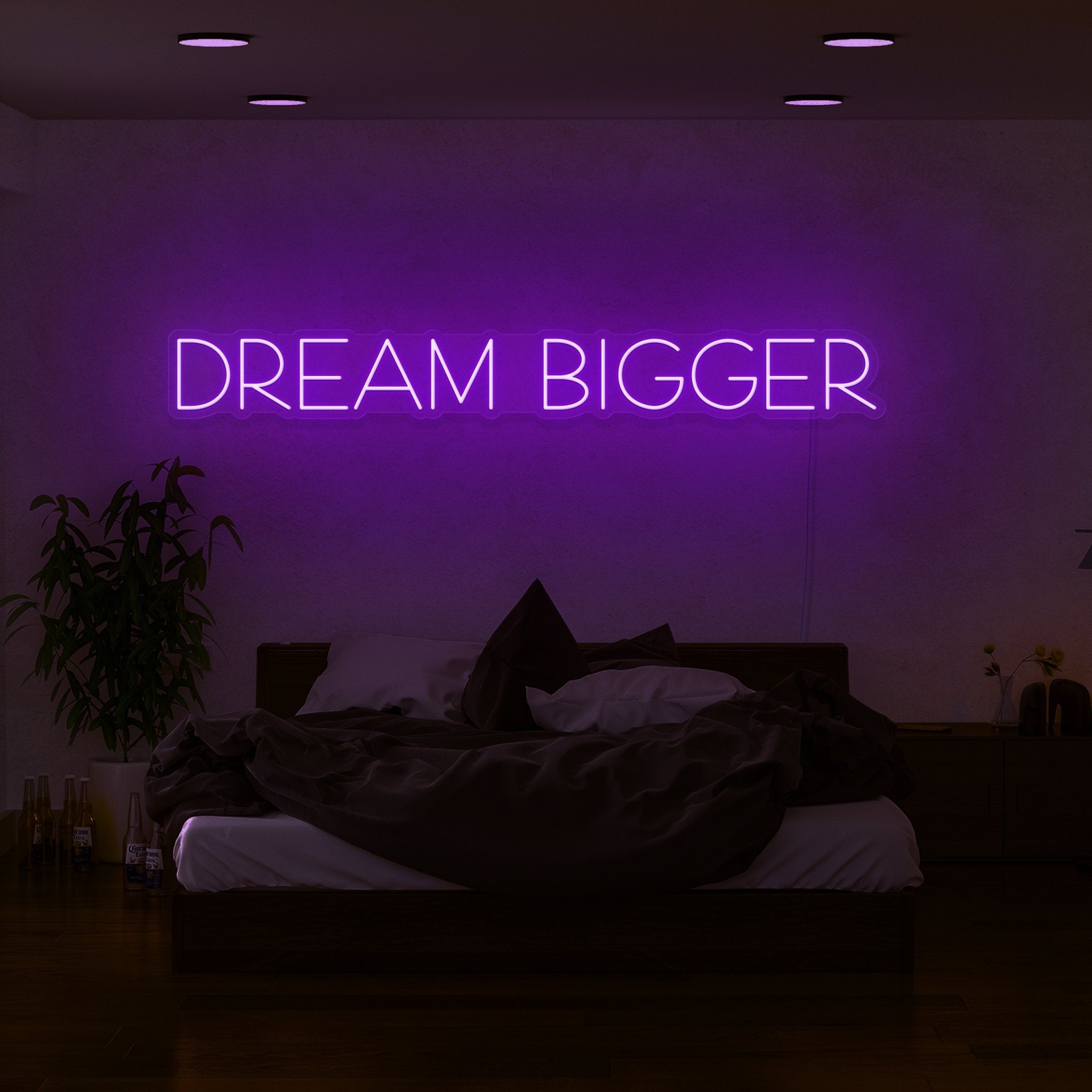 Dream Bigger Led Neon Sign | Shineneon