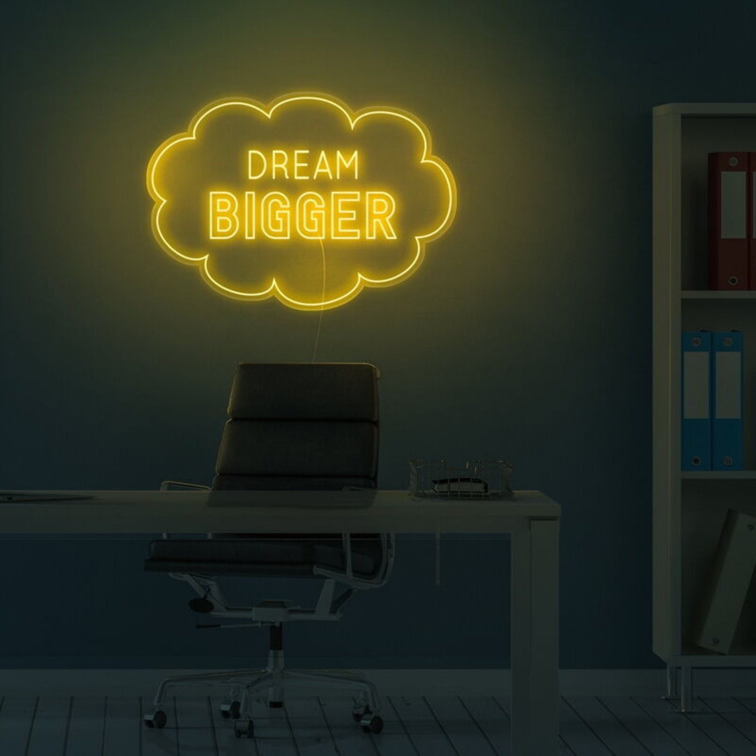 Dream Bigger Led Neon Sign For Motivational And Inspiring Decor | Shineneon
