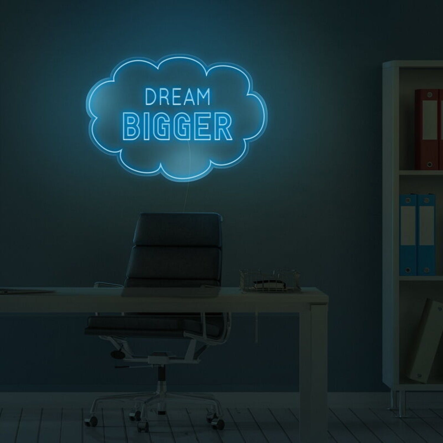 Dream Bigger Led Neon Sign For Motivational And Inspiring Decor | Shineneon