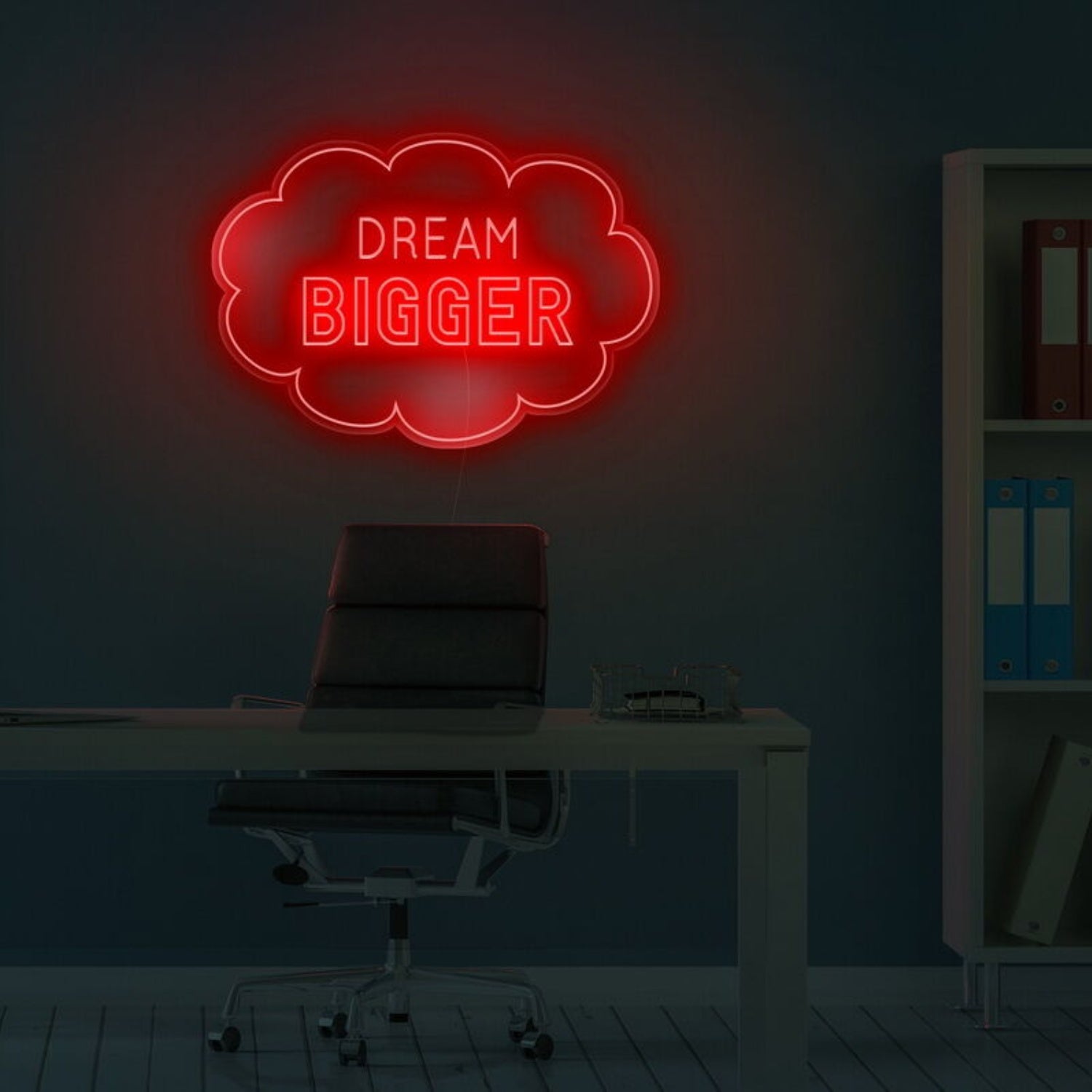 Dream Bigger Led Neon Sign For Motivational And Inspiring Decor | Shineneon