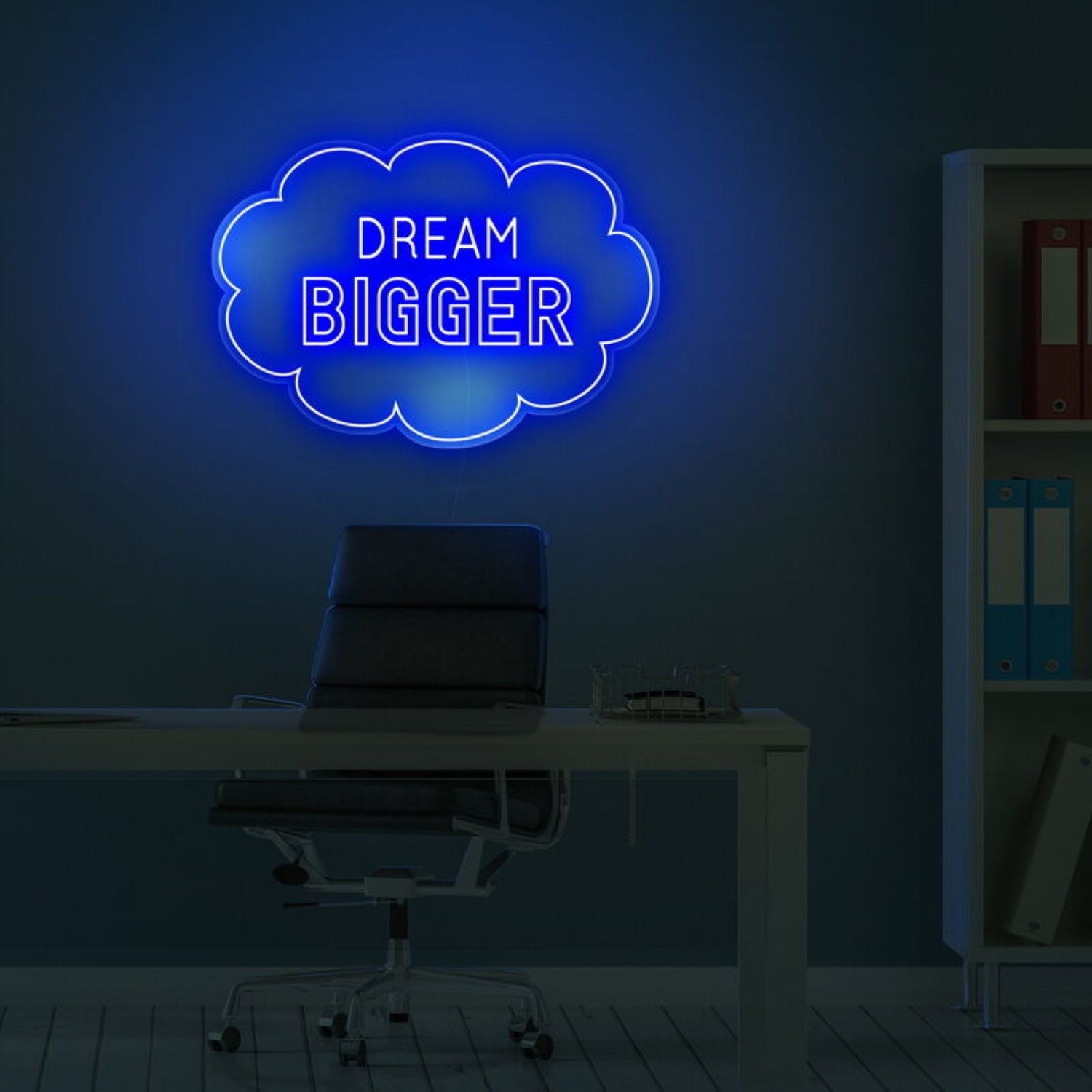 Dream Bigger Led Neon Sign For Motivational And Inspiring Decor | Shineneon