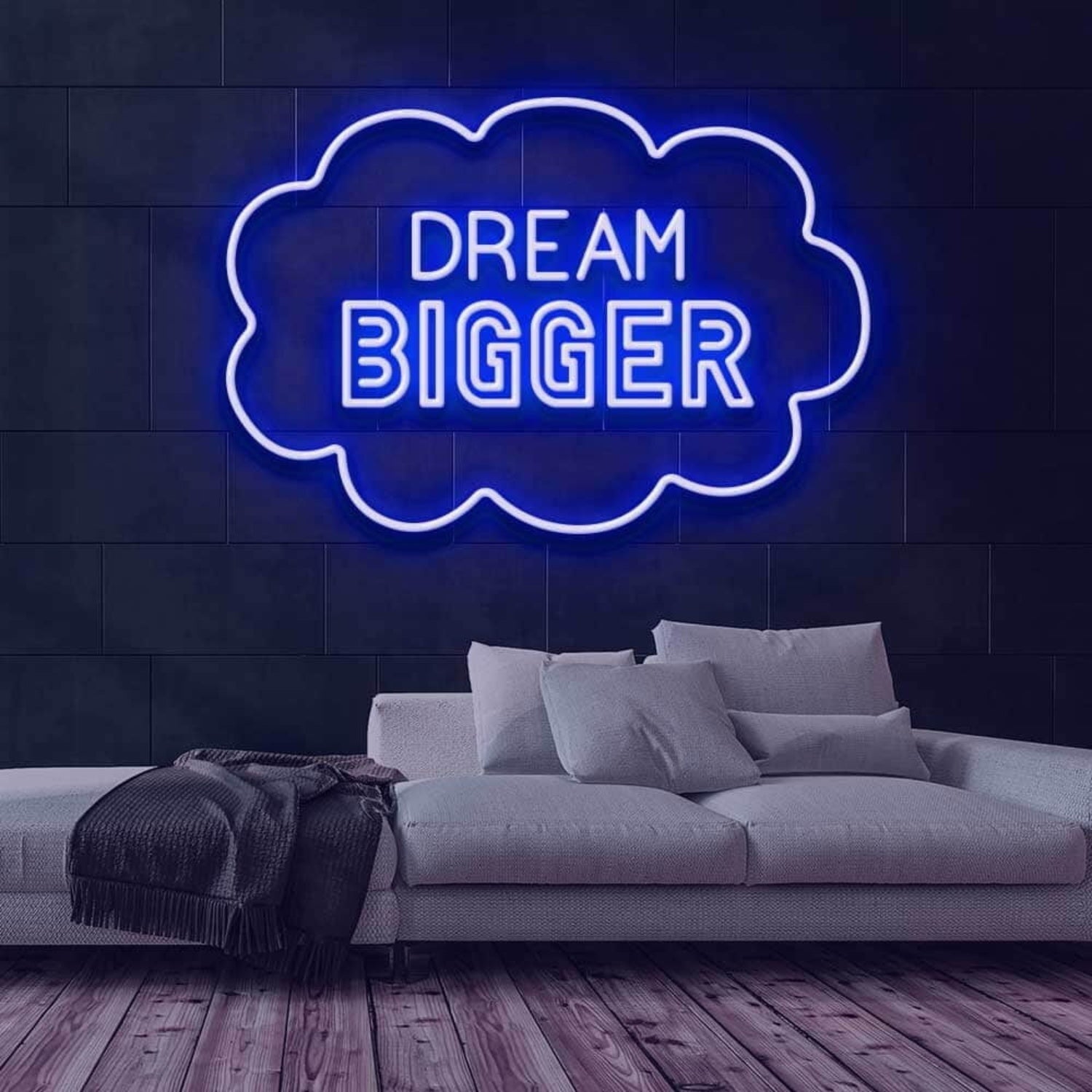 Dream Bigger Led Neon Sign For Wall Decor - Shineneon