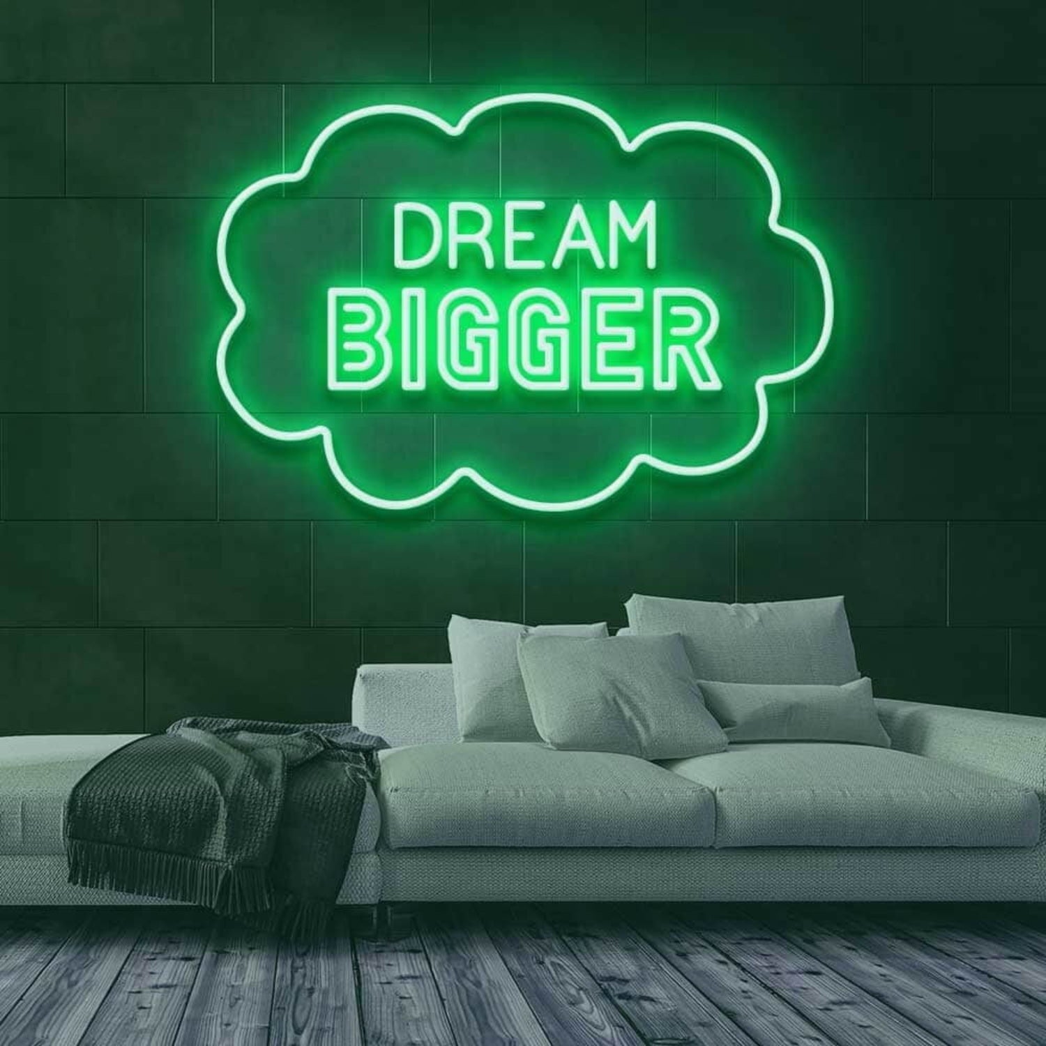 Dream Bigger Led Neon Sign For Wall Decor - Shineneon