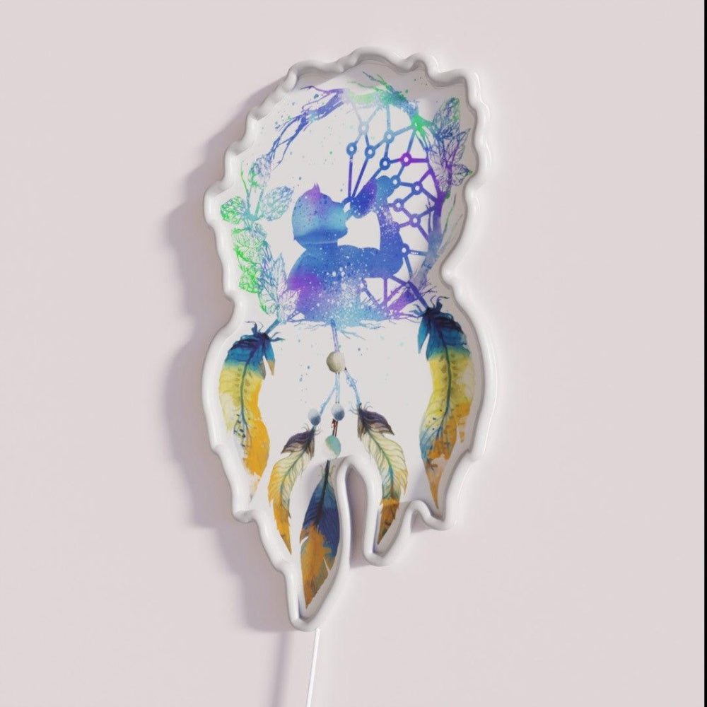 Dream Catcher Beer Drinker Craft Beer Hops Rgb Led Neon Sign - Shineneon