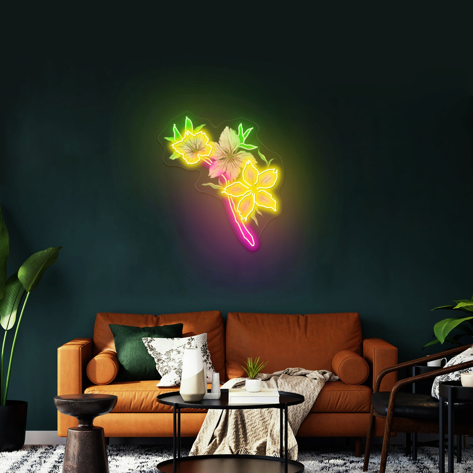 Dream Catcher Flowering Cherry Tree Neon Signs For Home Wall Decor