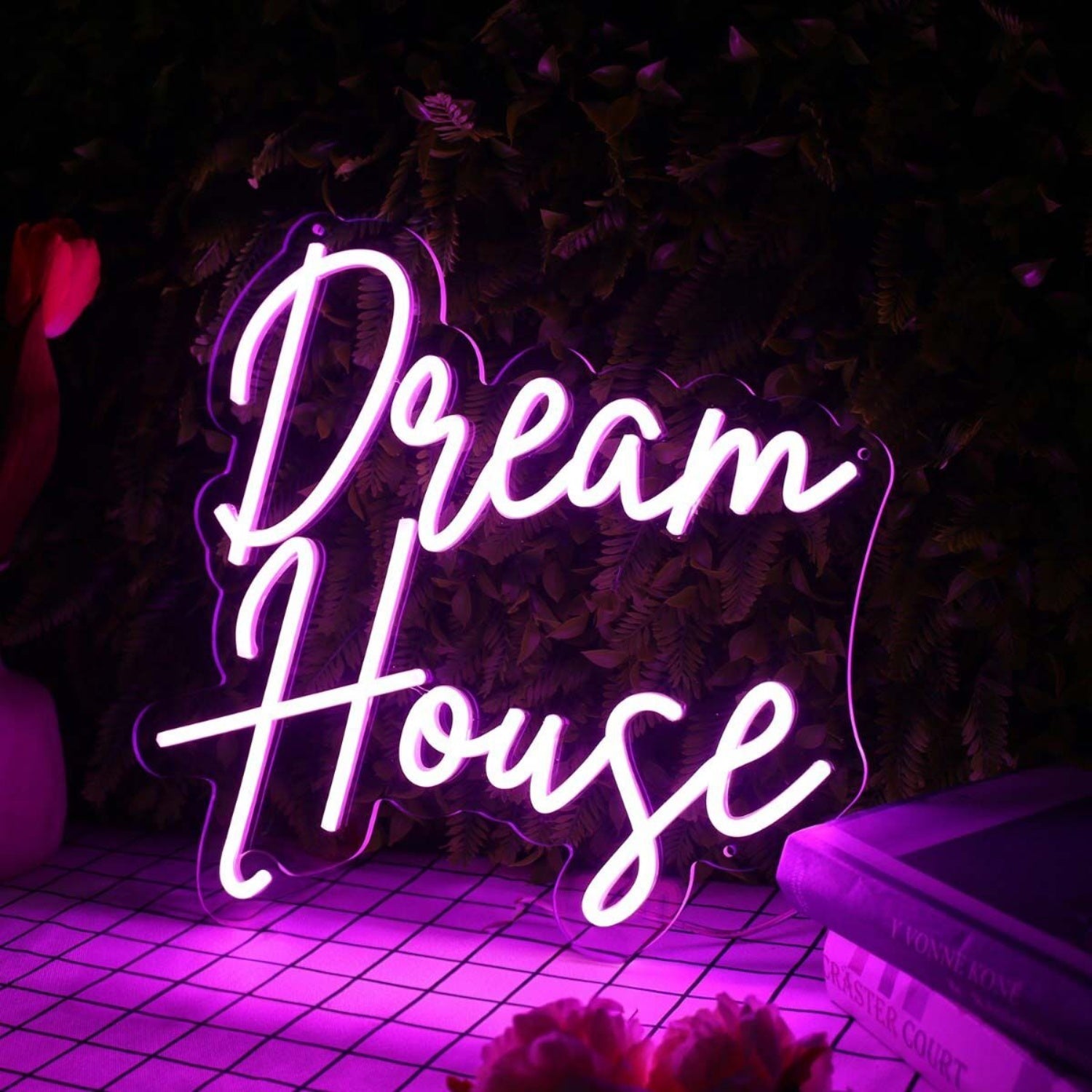 Dream House Purple Led Neon Sign - Shineneon