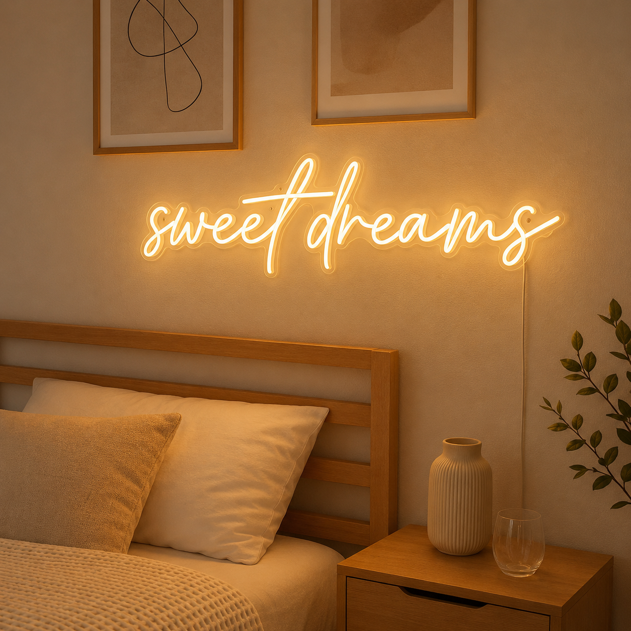 Dream Minimalist Bedroom LED Neon Sign main product image