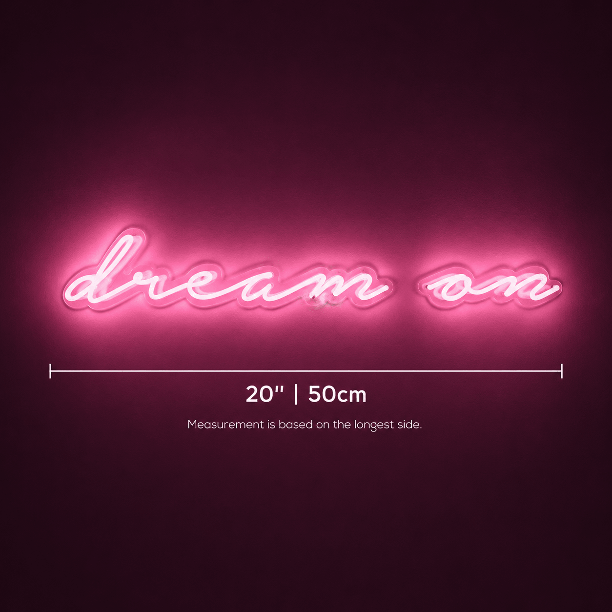 Dream On LED Neon Sign Home Wall Art - Shineneon